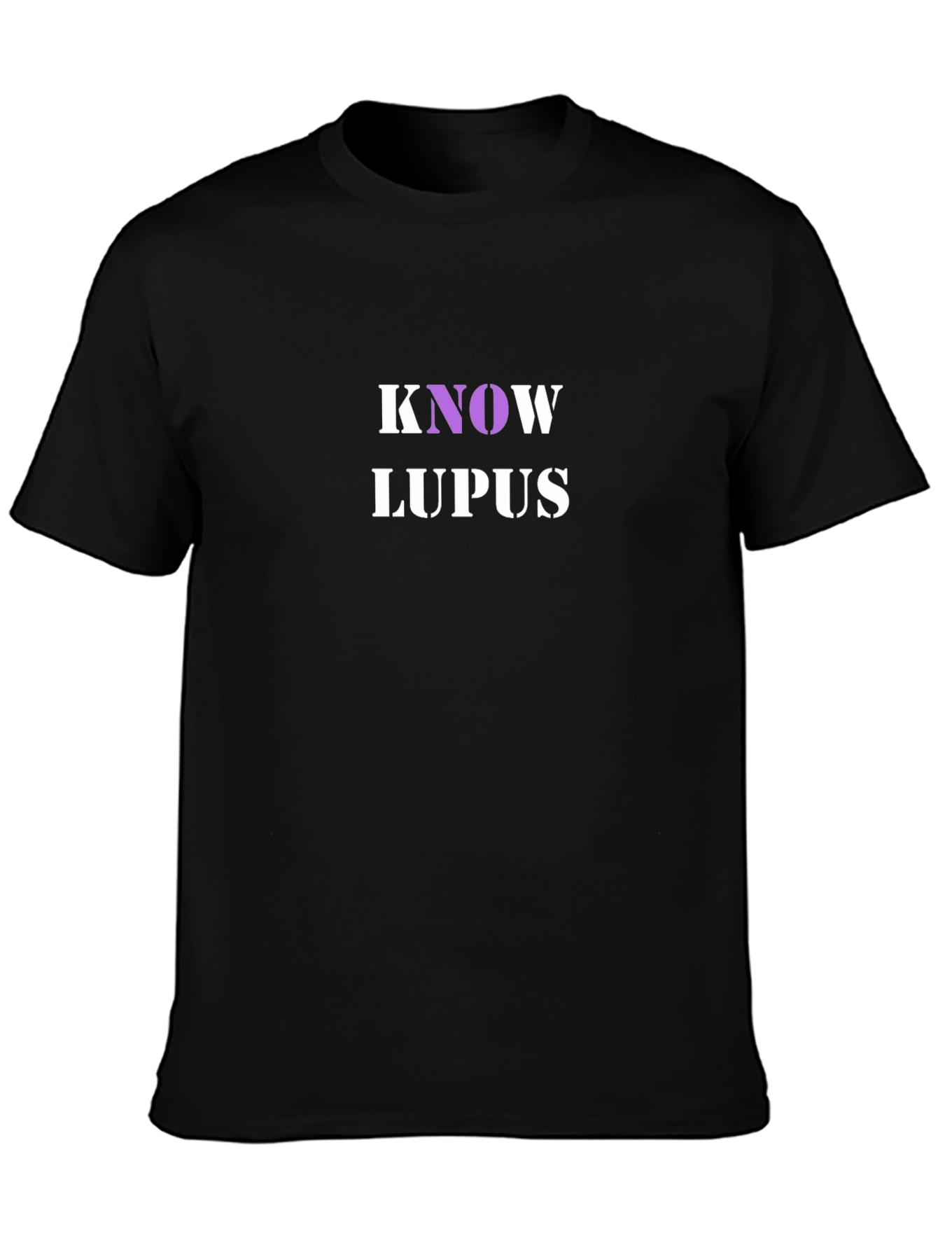 Know Lupus Awareness T-Shirt - Black