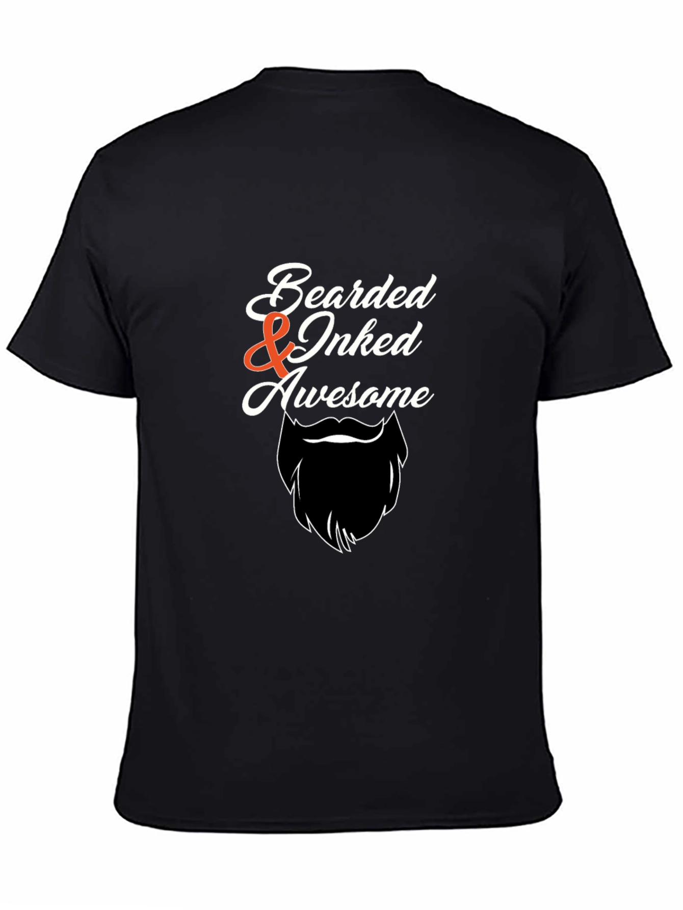 Bearded & Inked Awesome Graphic T-Shirt