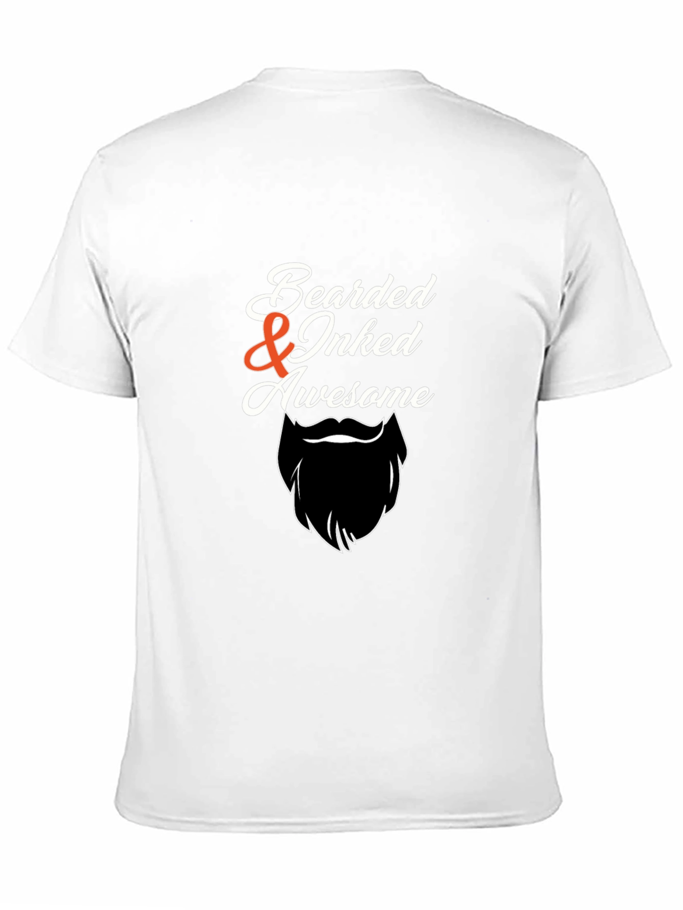 Bearded & Inked Awesome Graphic T-Shirt