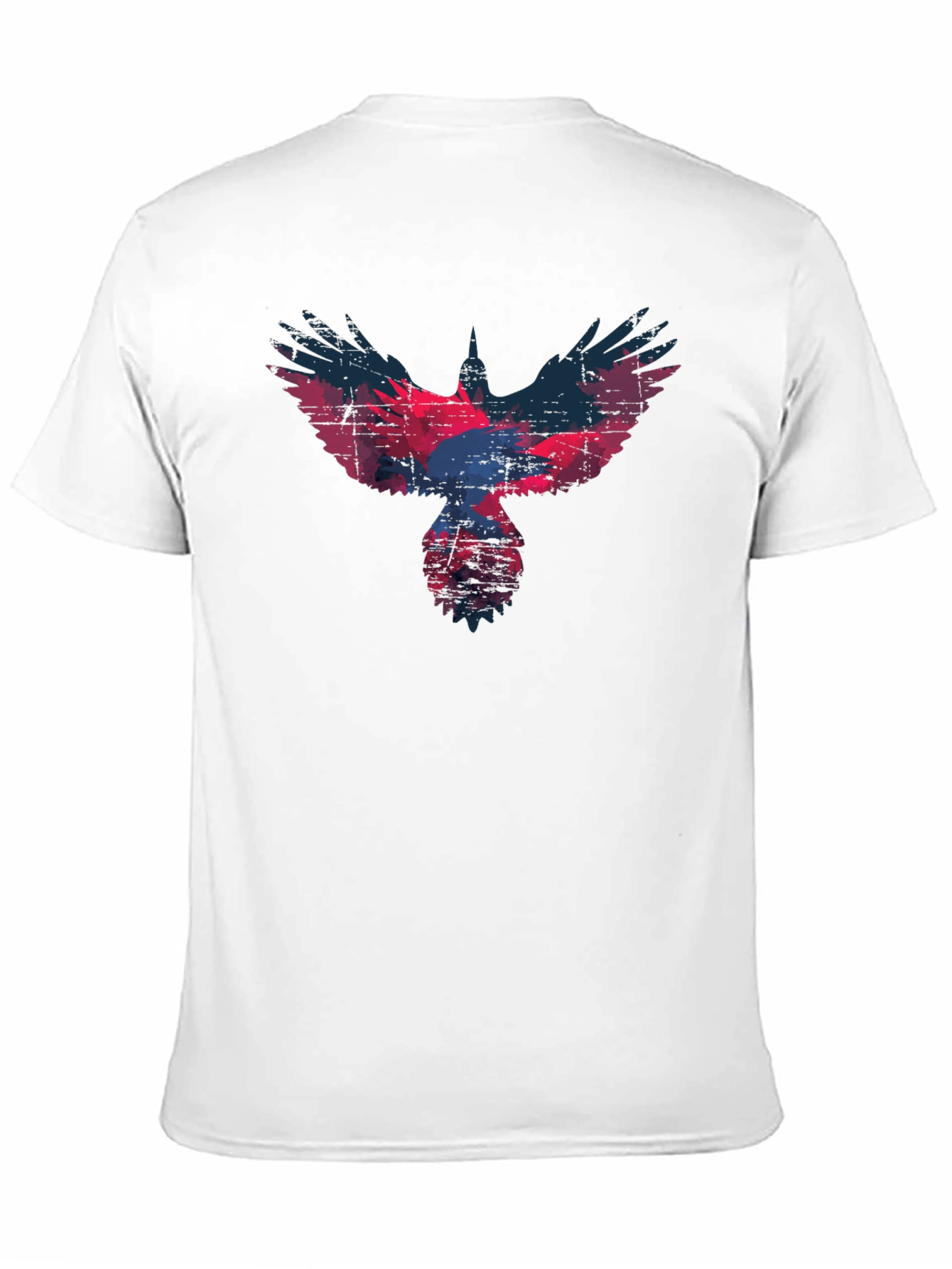 Raven Graphic T-Shirt - Distressed Print
