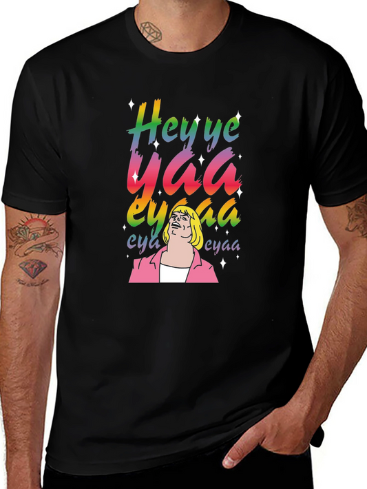 Hey Yea Yaa He-Man T-Shirt - Black