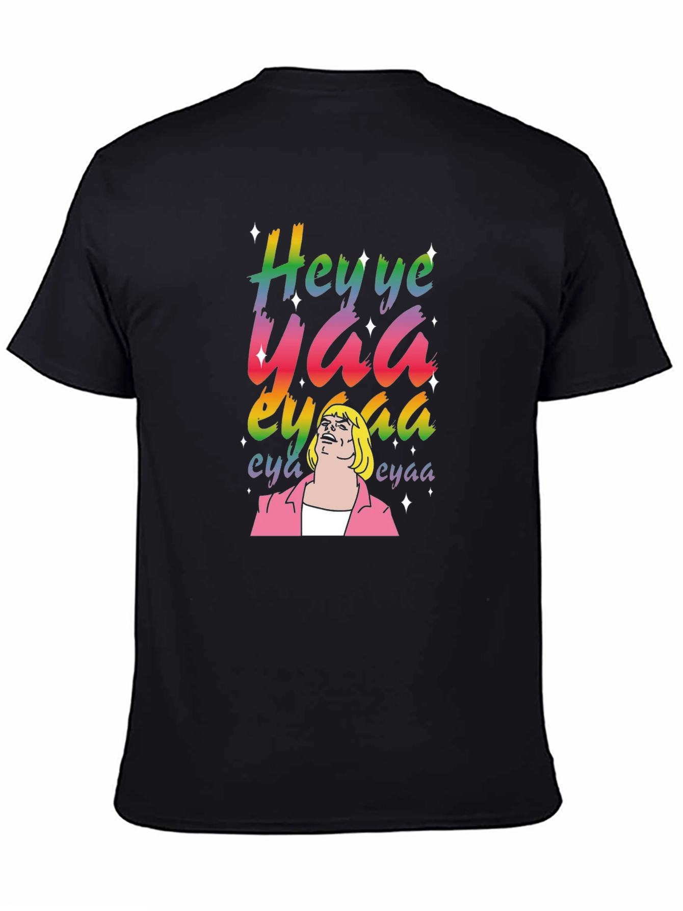 Hey Yea Yaa He-Man T-Shirt - Black