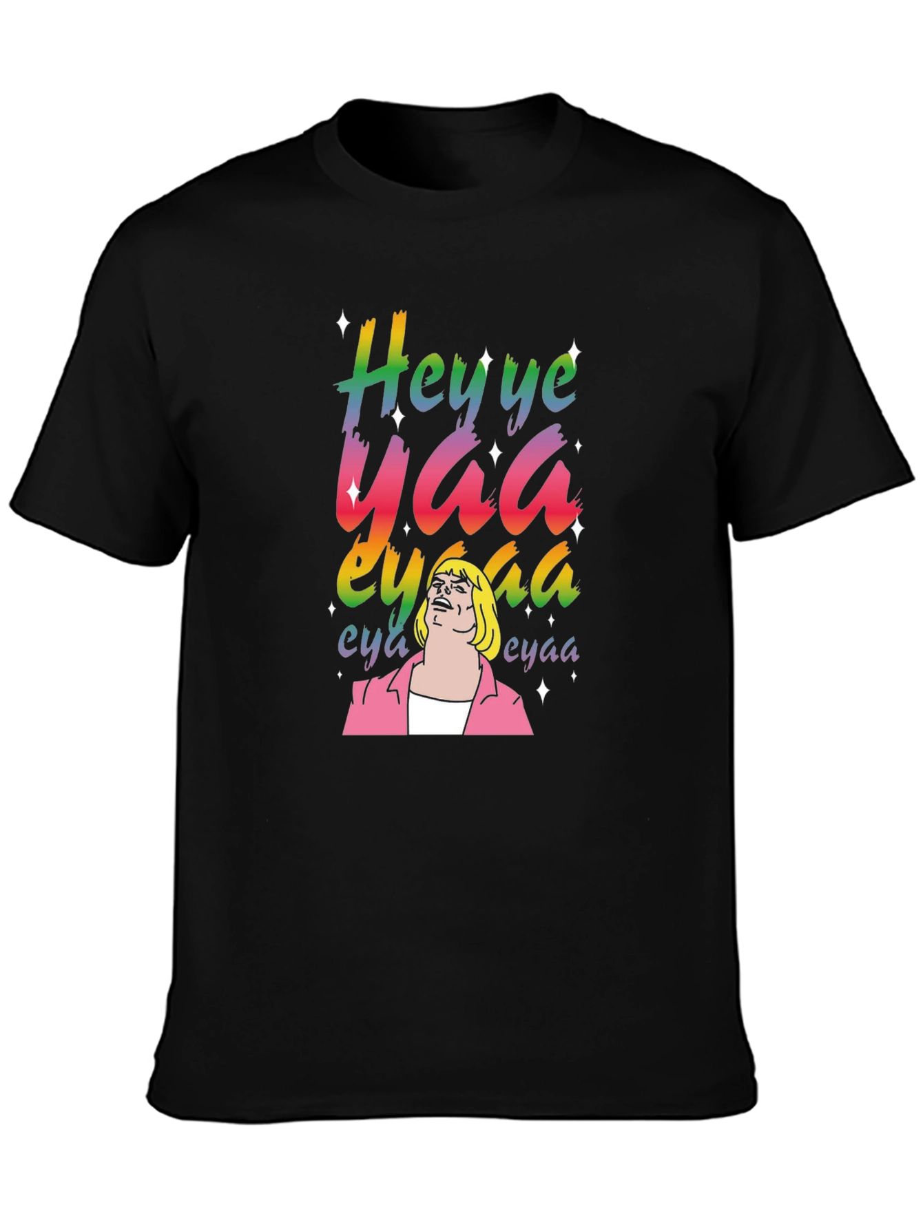 Hey Yea Yaa He-Man T-Shirt - Black
