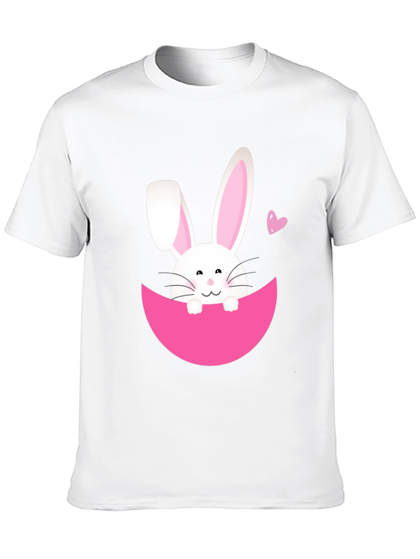 Easter Bunny T-Shirt - Black Cute Graphic Tee