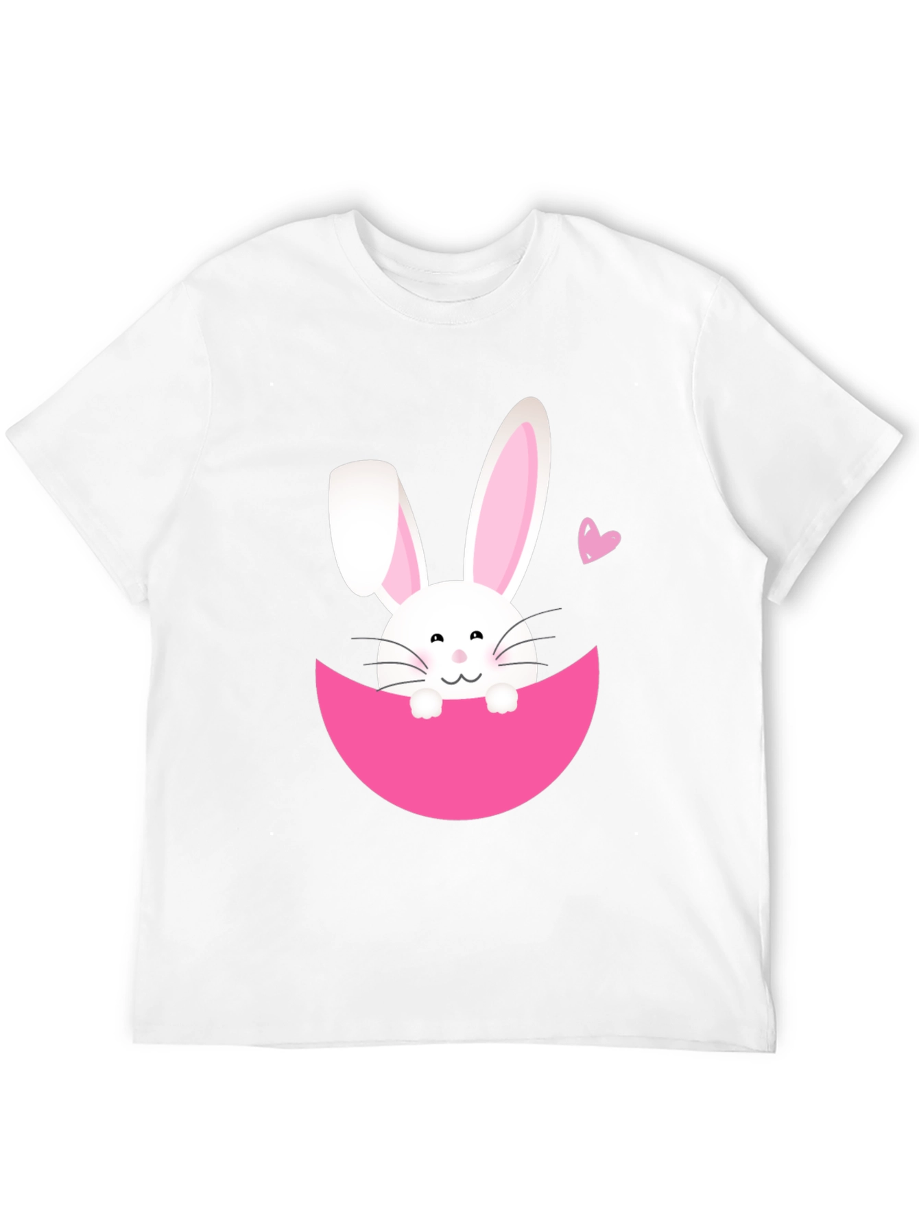 Easter Bunny T-Shirt - Black Cute Graphic Tee