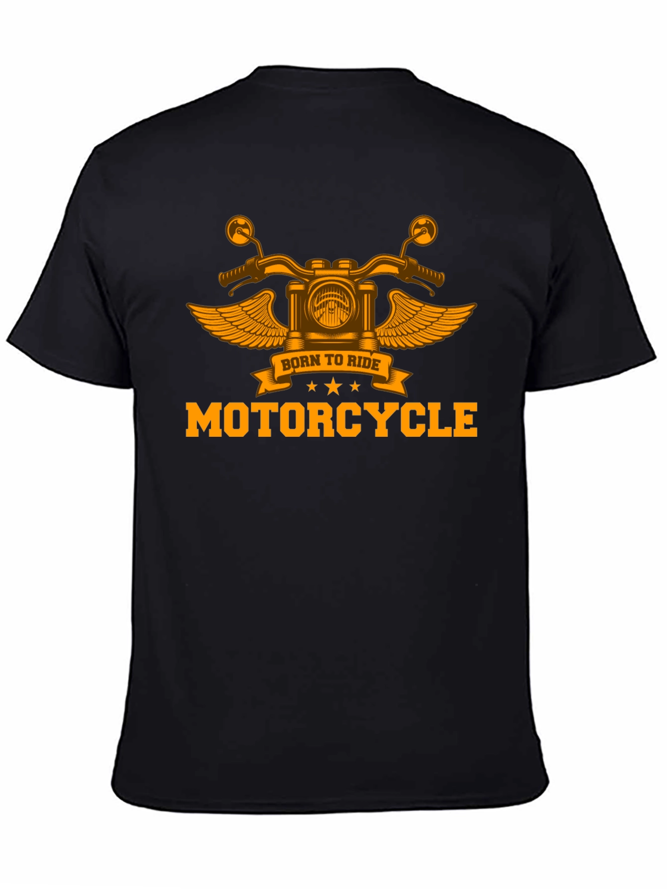 Born To Ride Motorcycle Graphic T-Shirt
