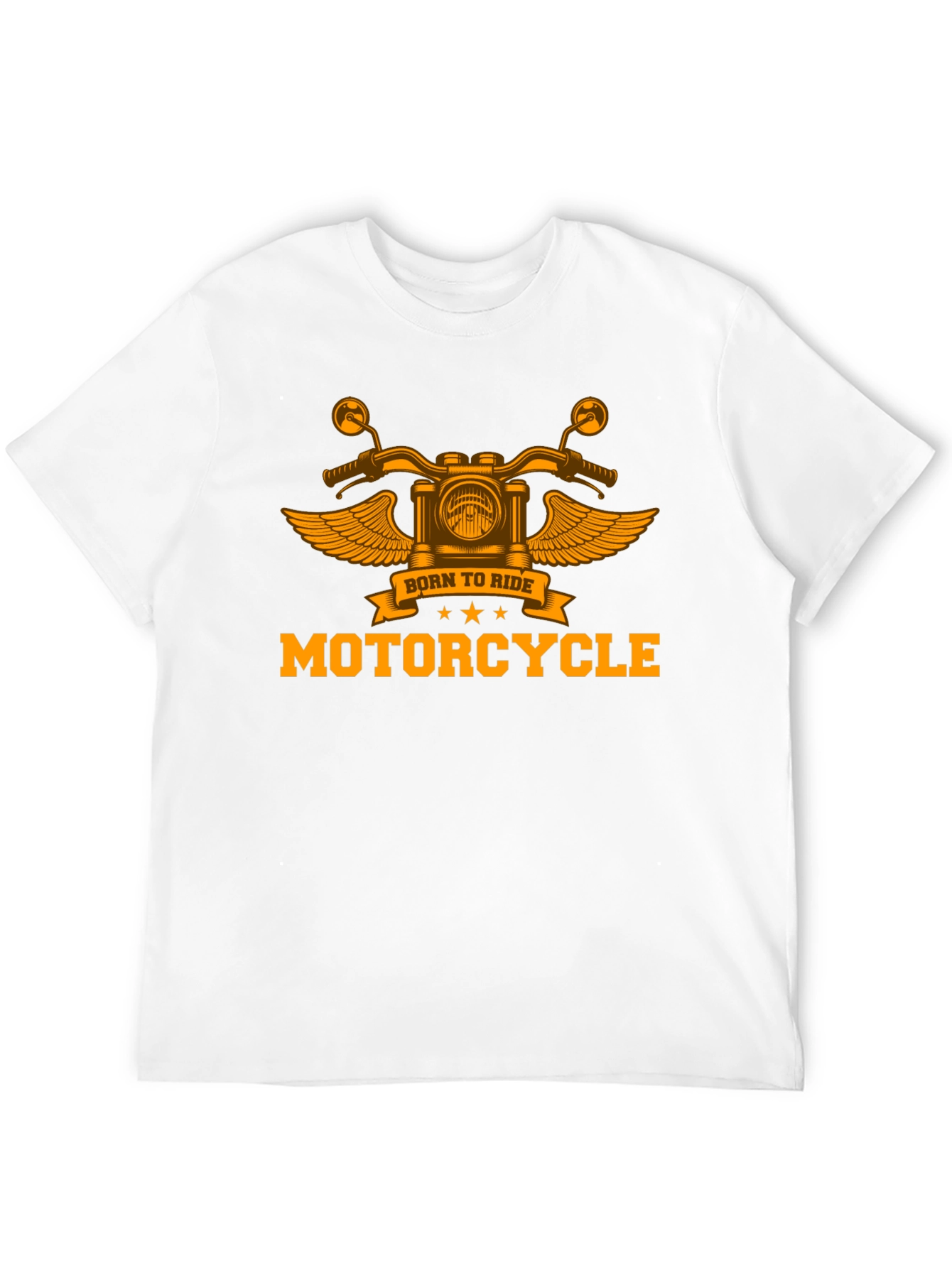 Born To Ride Motorcycle Graphic T-Shirt