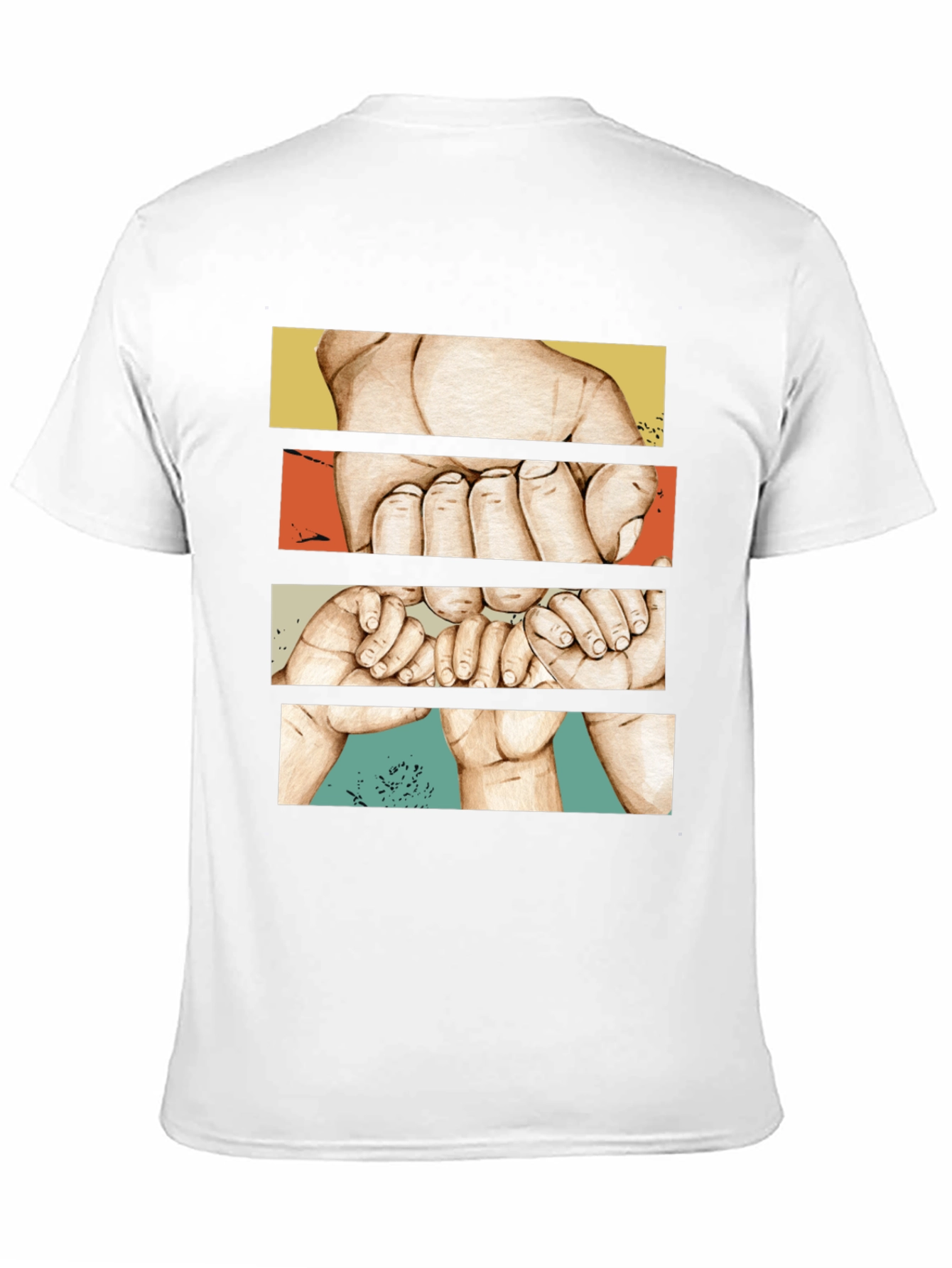 Dad & Baby Finger Hold Graphic Tee