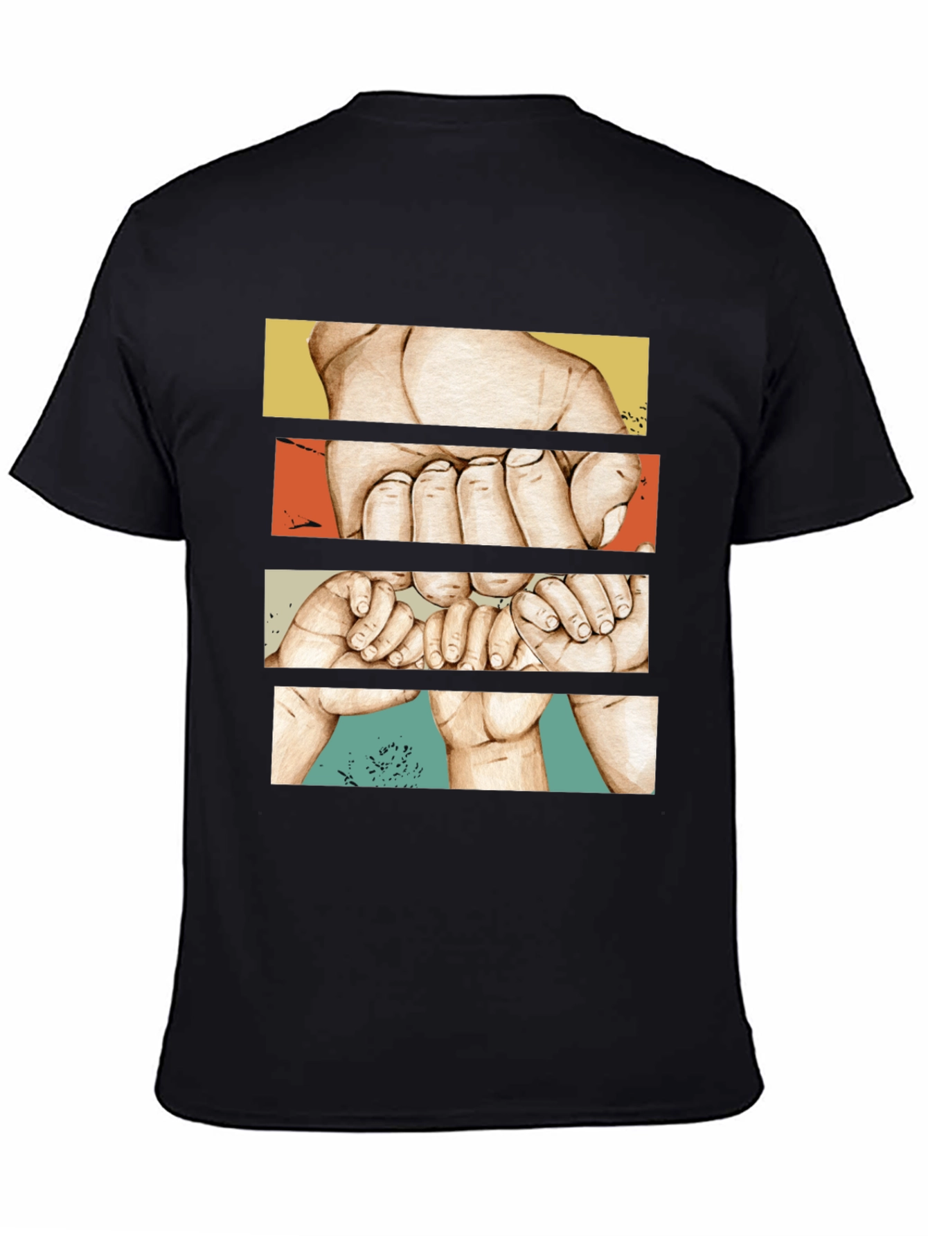 Dad & Baby Finger Hold Graphic Tee