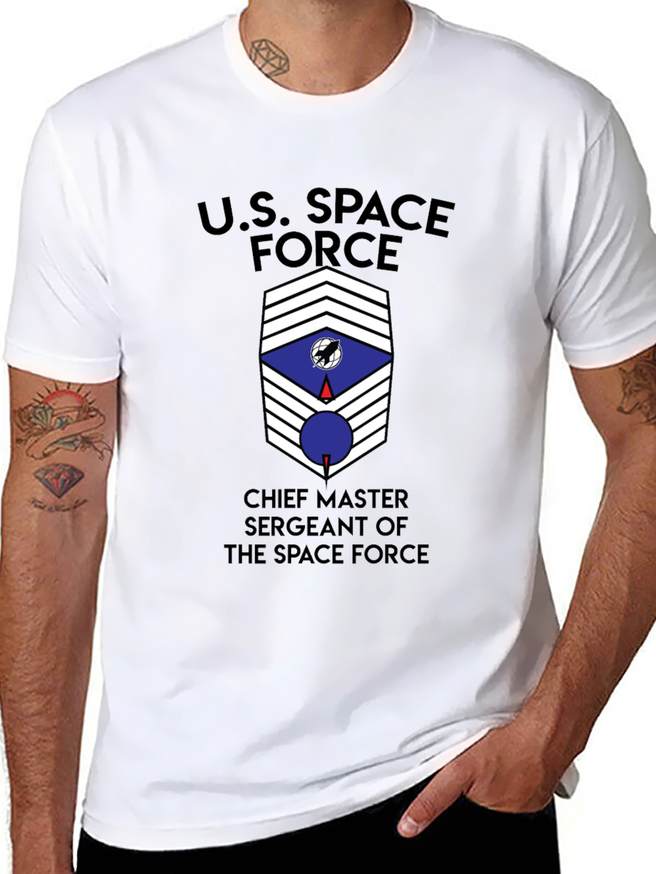 U.S. Space Force Chief Master Sergeant T-Shirt