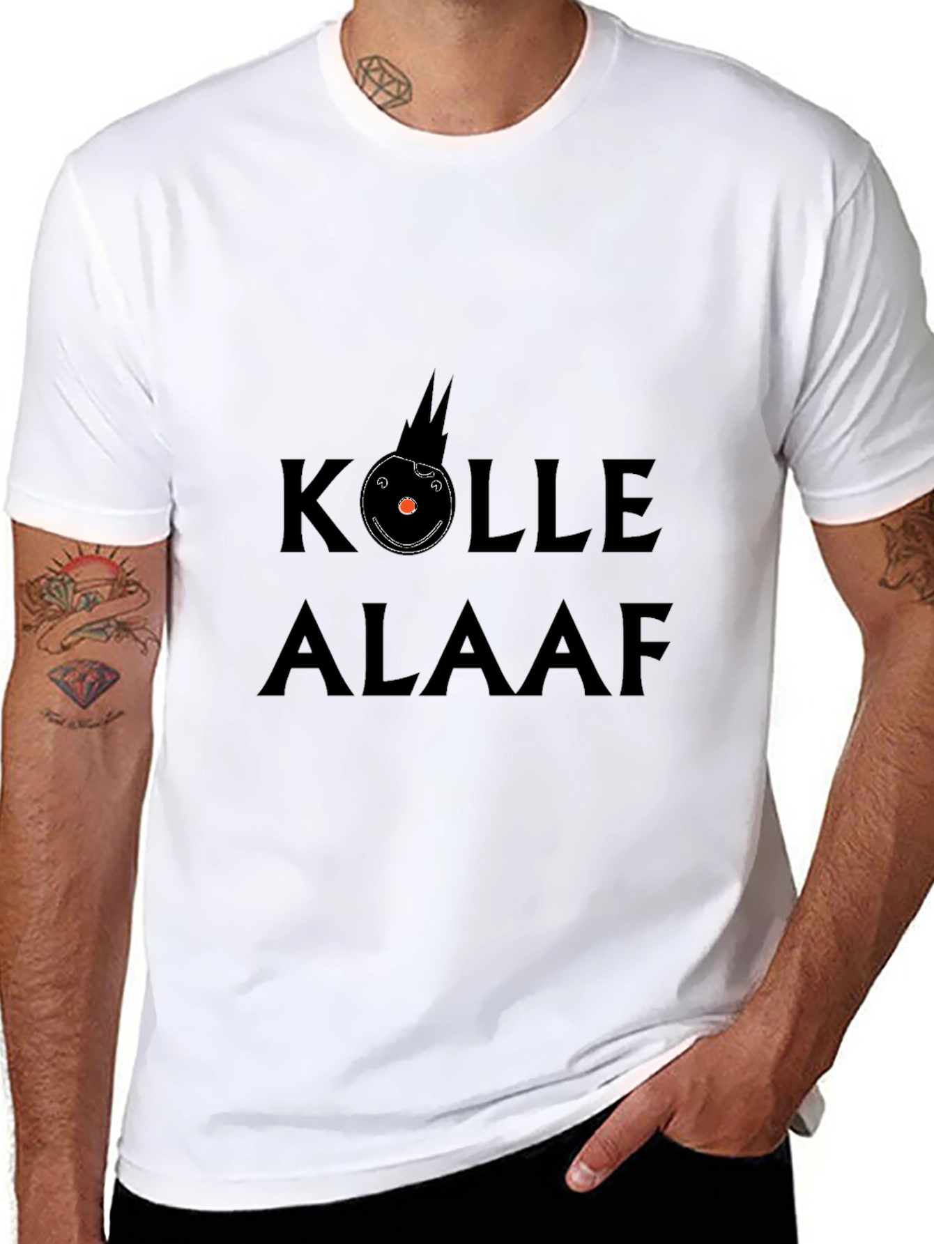 Kolle Alaaf Graphic Tee - Black Unisex T-Shirt