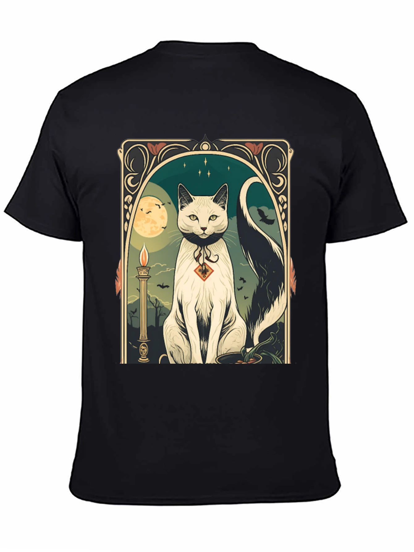 Halloween Cat Graphic Tee