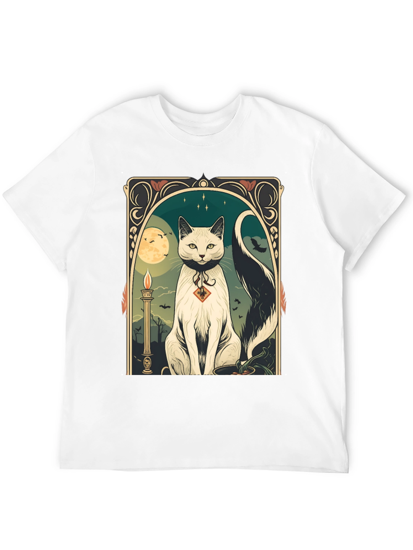 Halloween Cat Graphic Tee