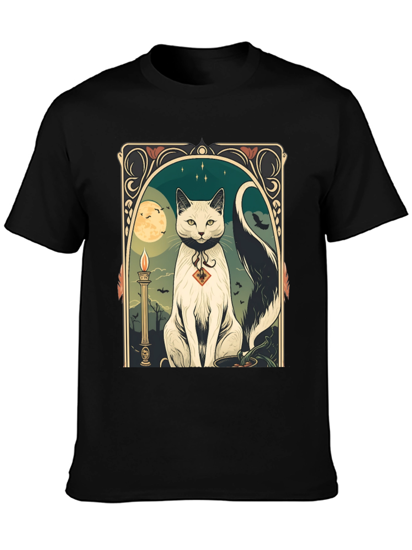Halloween Cat Graphic Tee