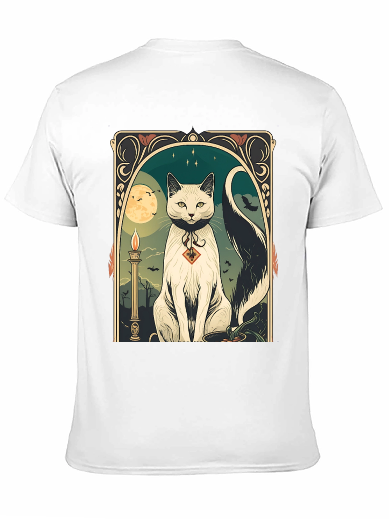 Halloween Cat Graphic Tee