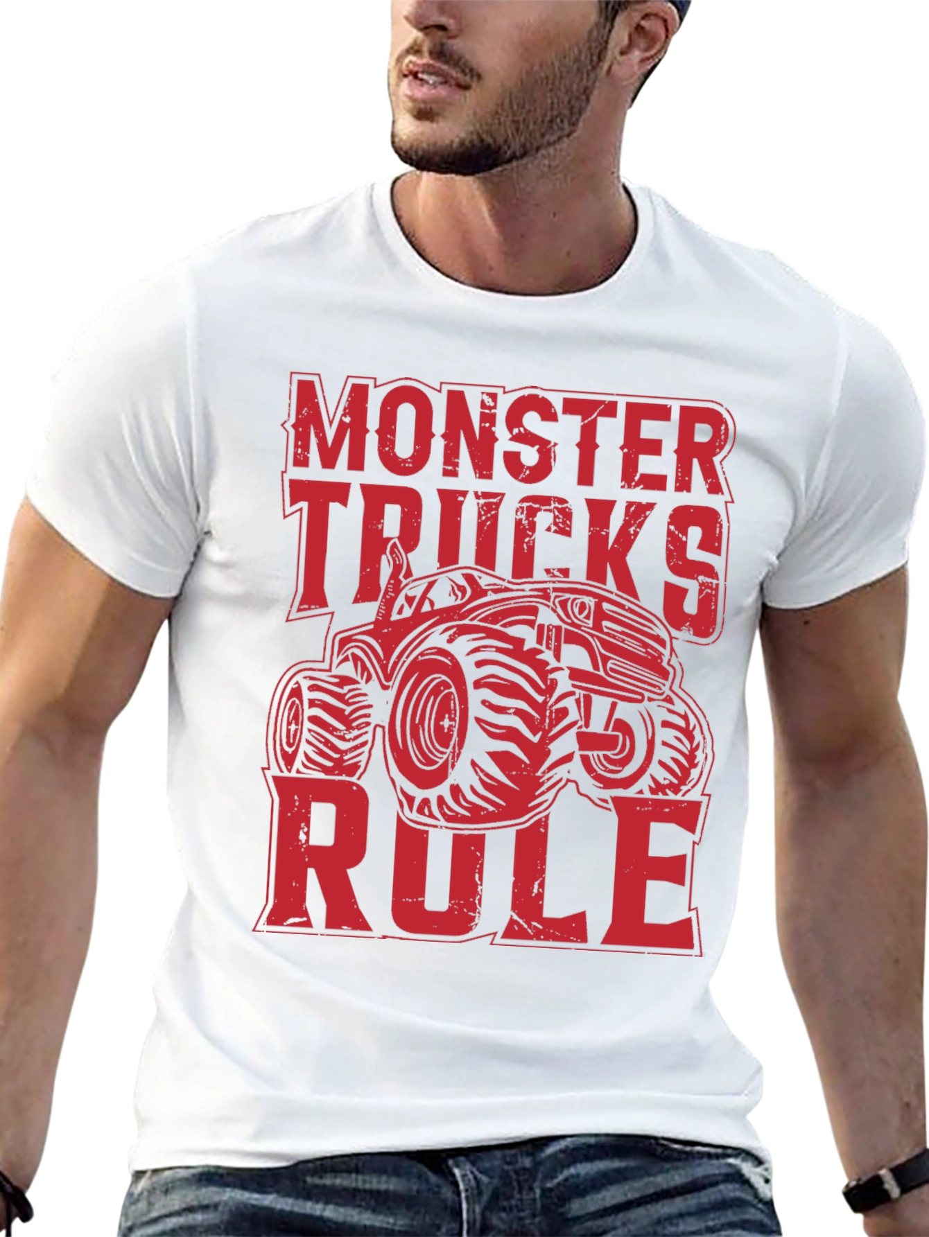 Monster Trucks Rule T-Shirt Graphic Tee