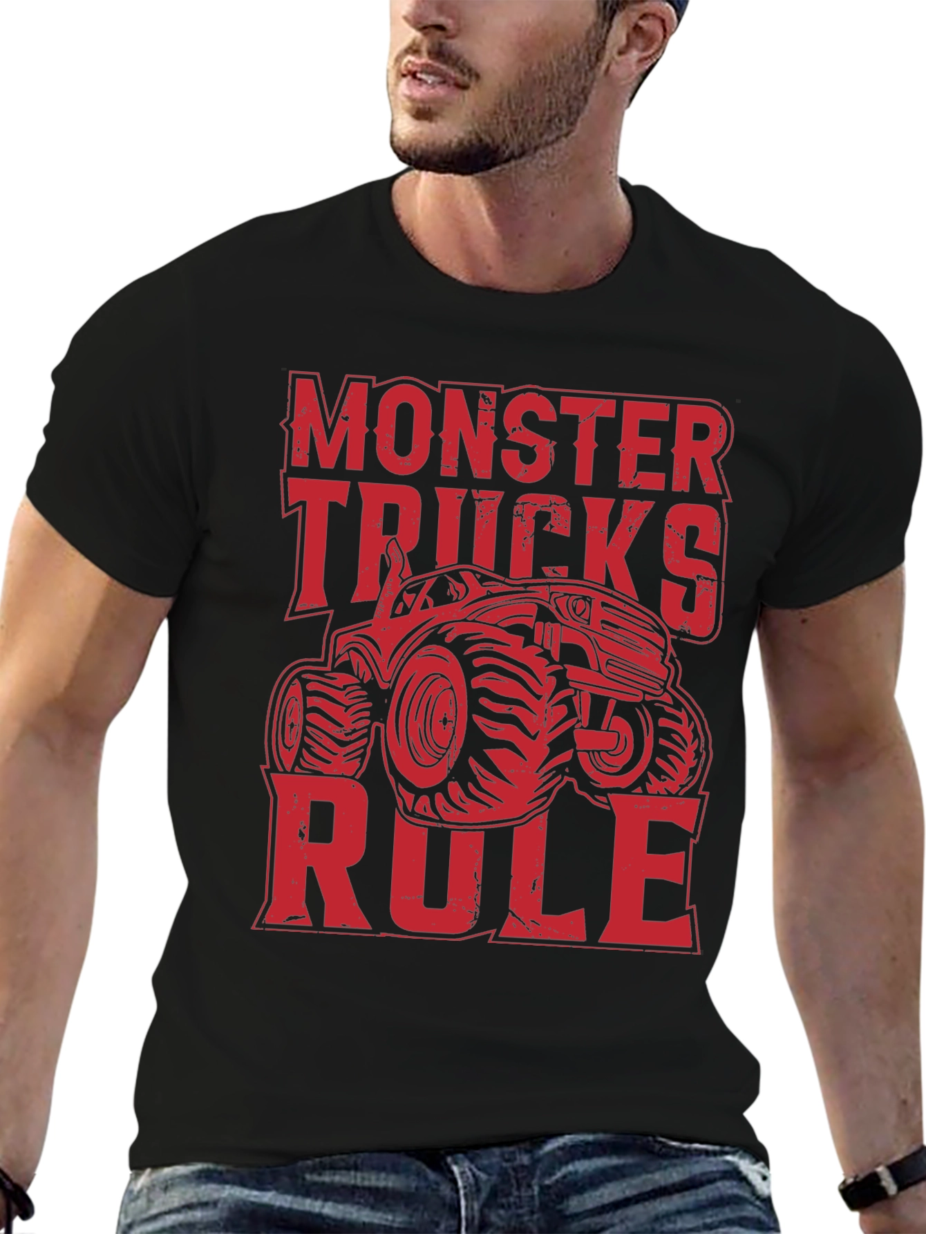 Monster Trucks Rule T-Shirt Graphic Tee