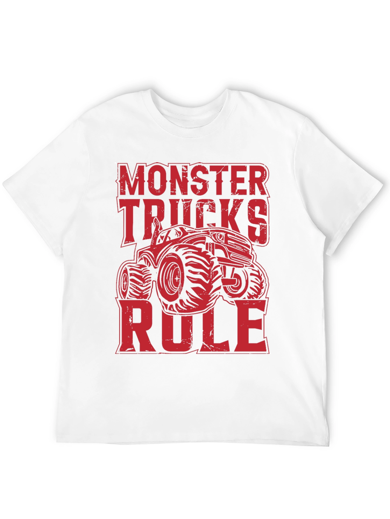 Monster Trucks Rule T-Shirt Graphic Tee