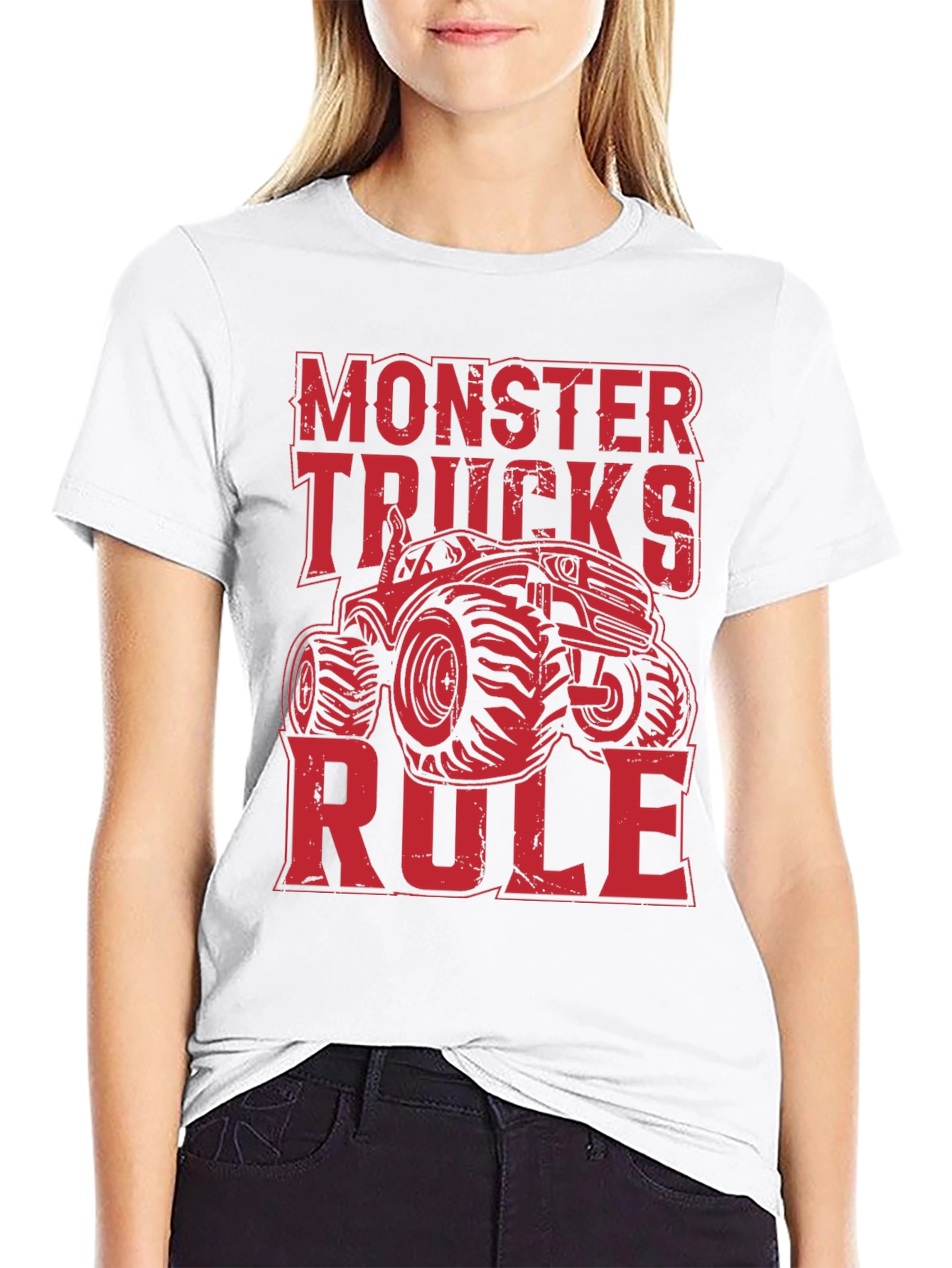 Monster Trucks Rule T-Shirt Graphic Tee
