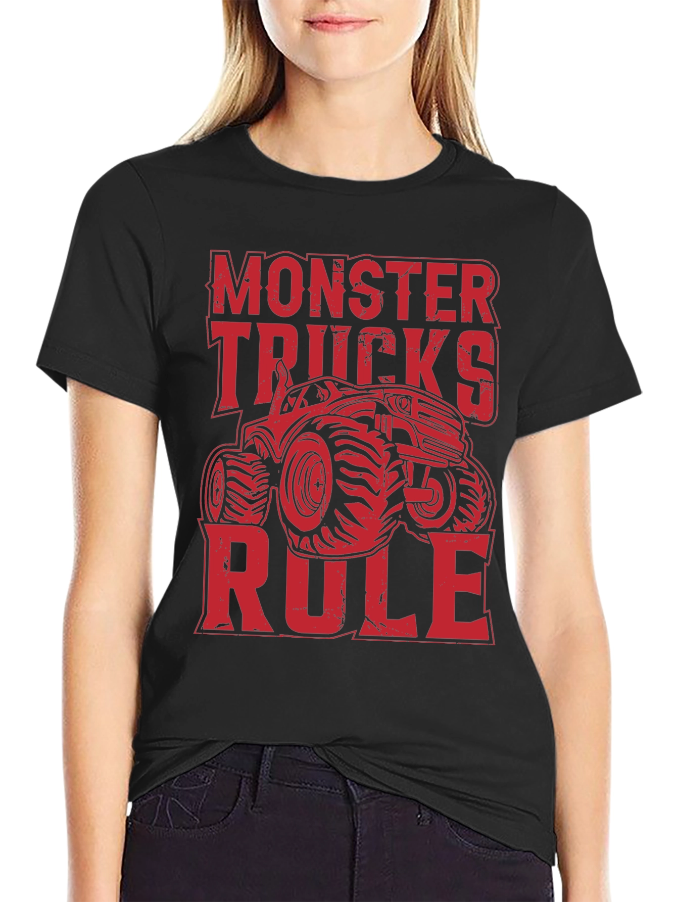 Monster Trucks Rule T-Shirt Graphic Tee