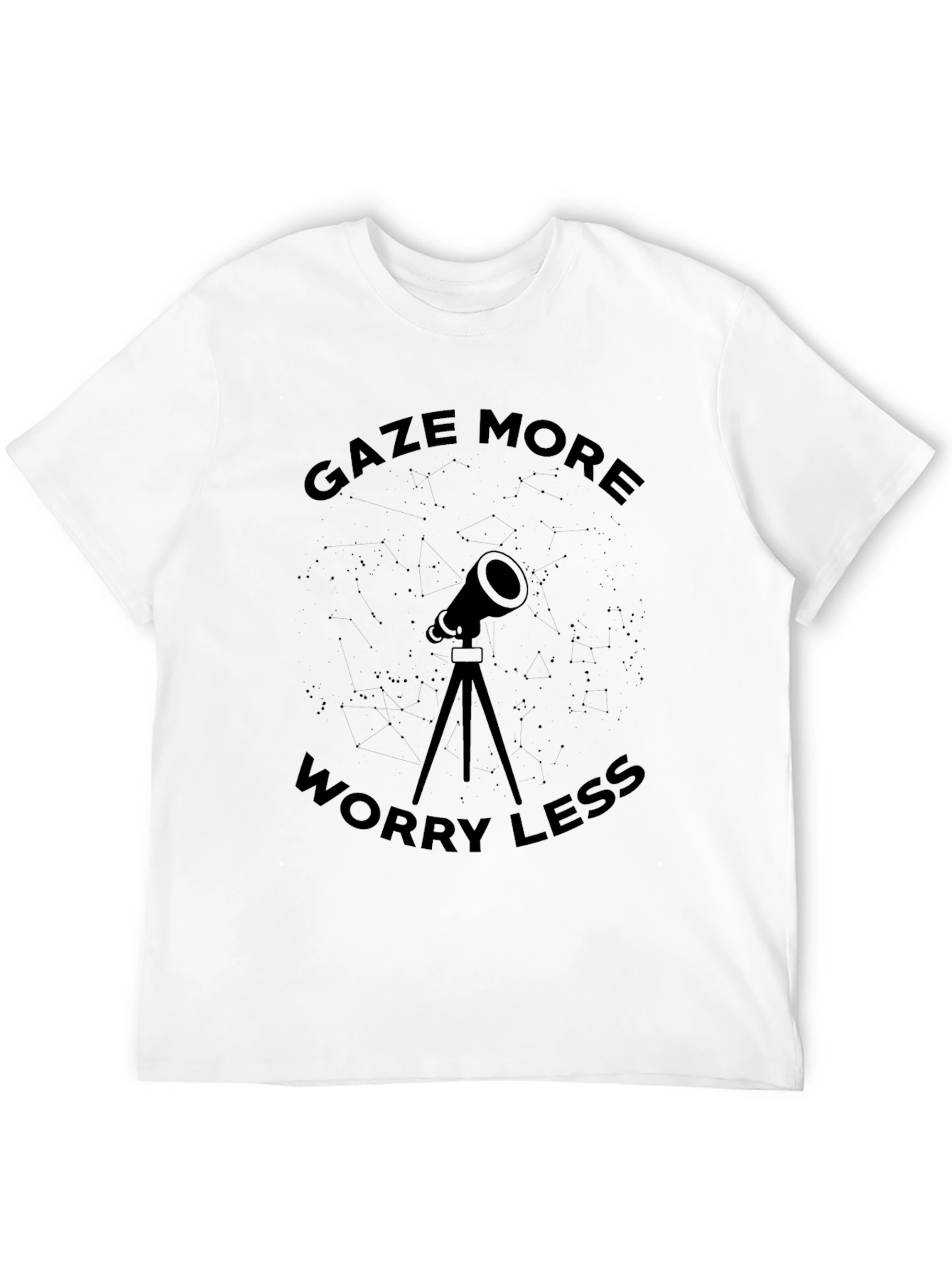 Gaze More Worry Less Graphic Tee