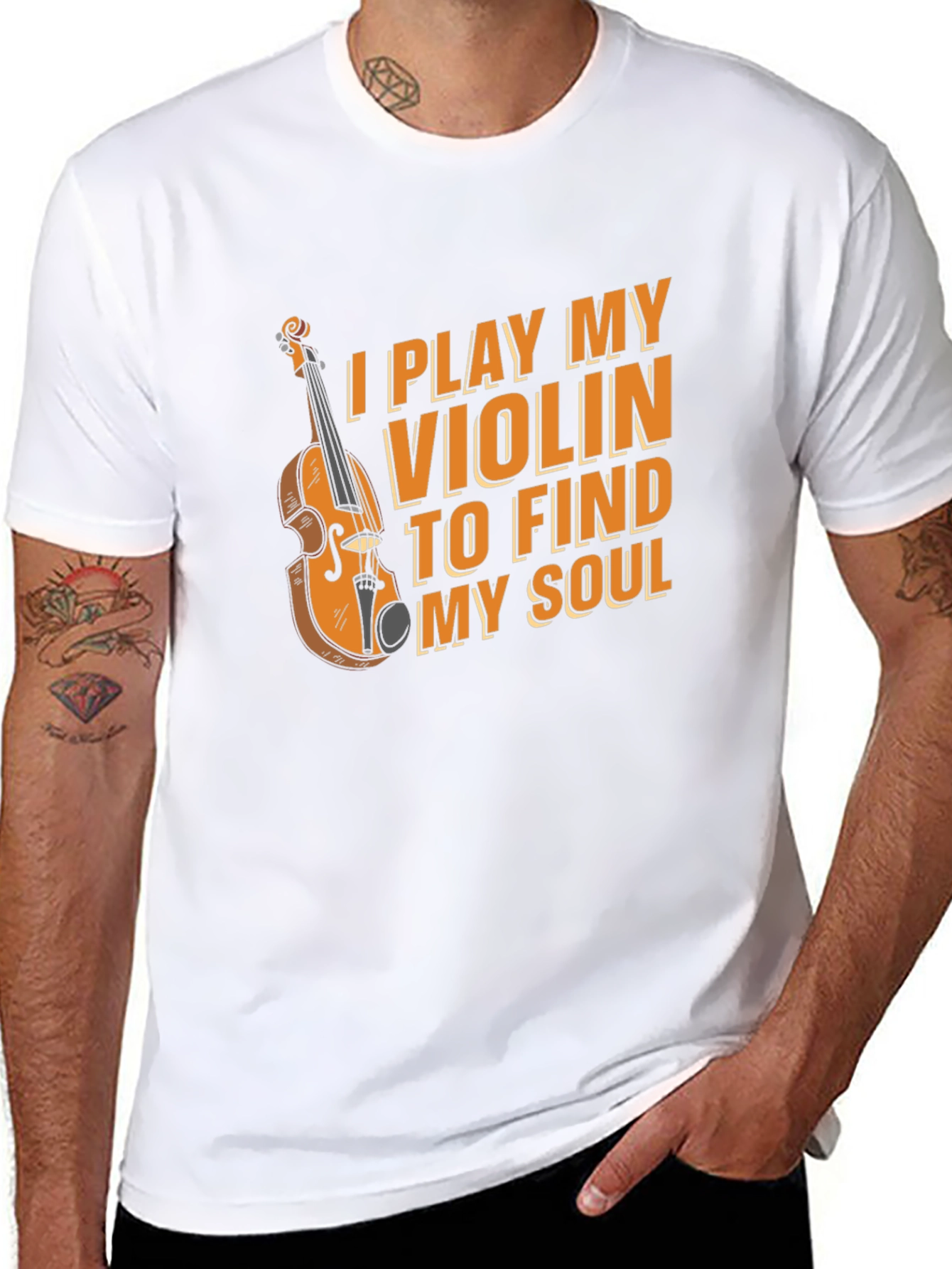 Violin Soul T-Shirt: Music Lovers Tee