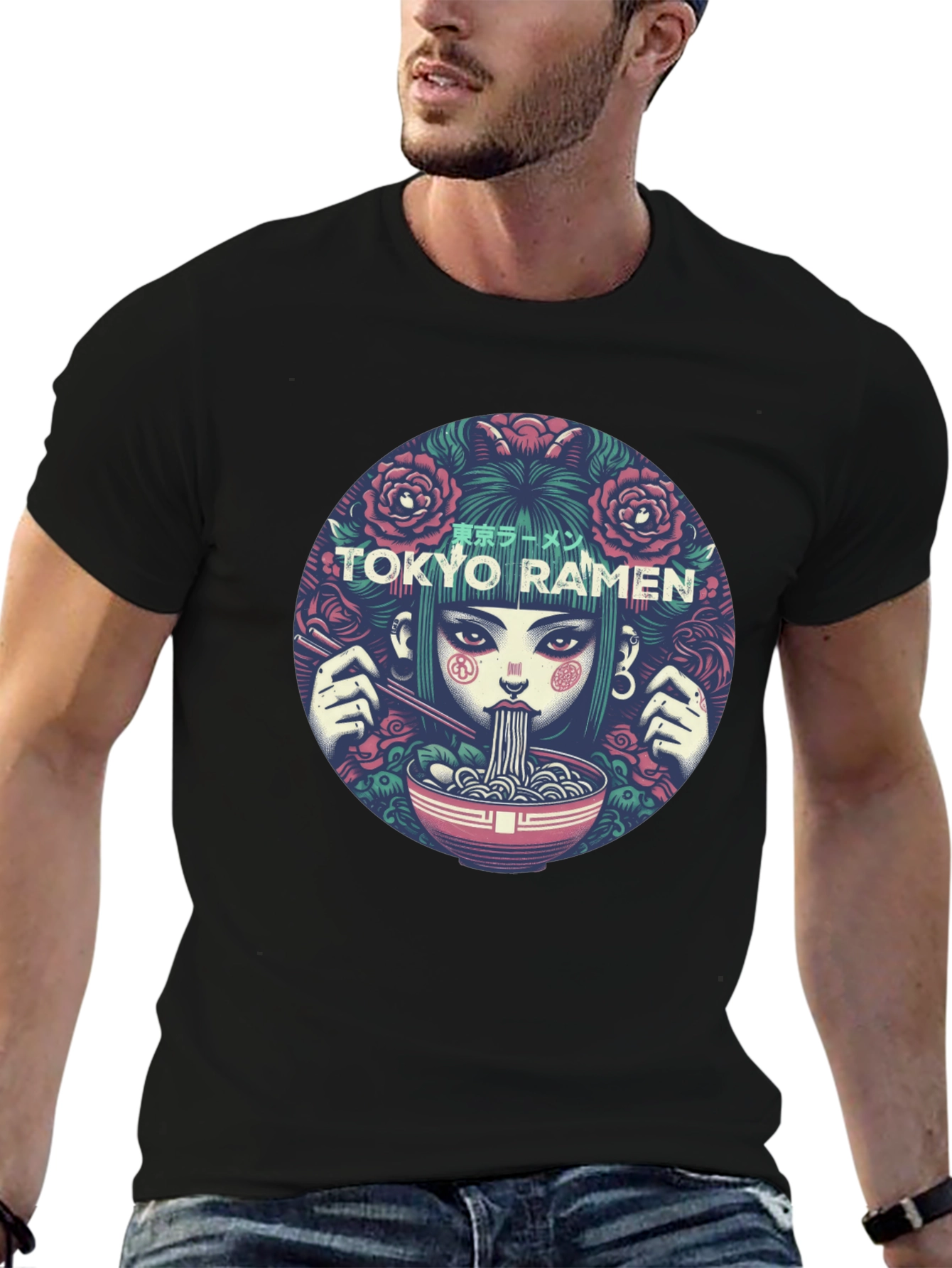 Tokyo Ramen T-Shirt - Anime Style