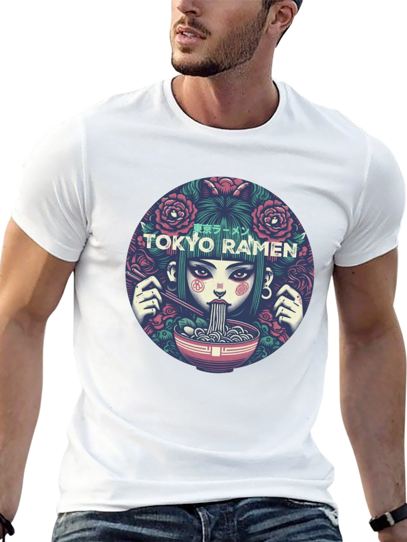 Tokyo Ramen T-Shirt - Anime Style