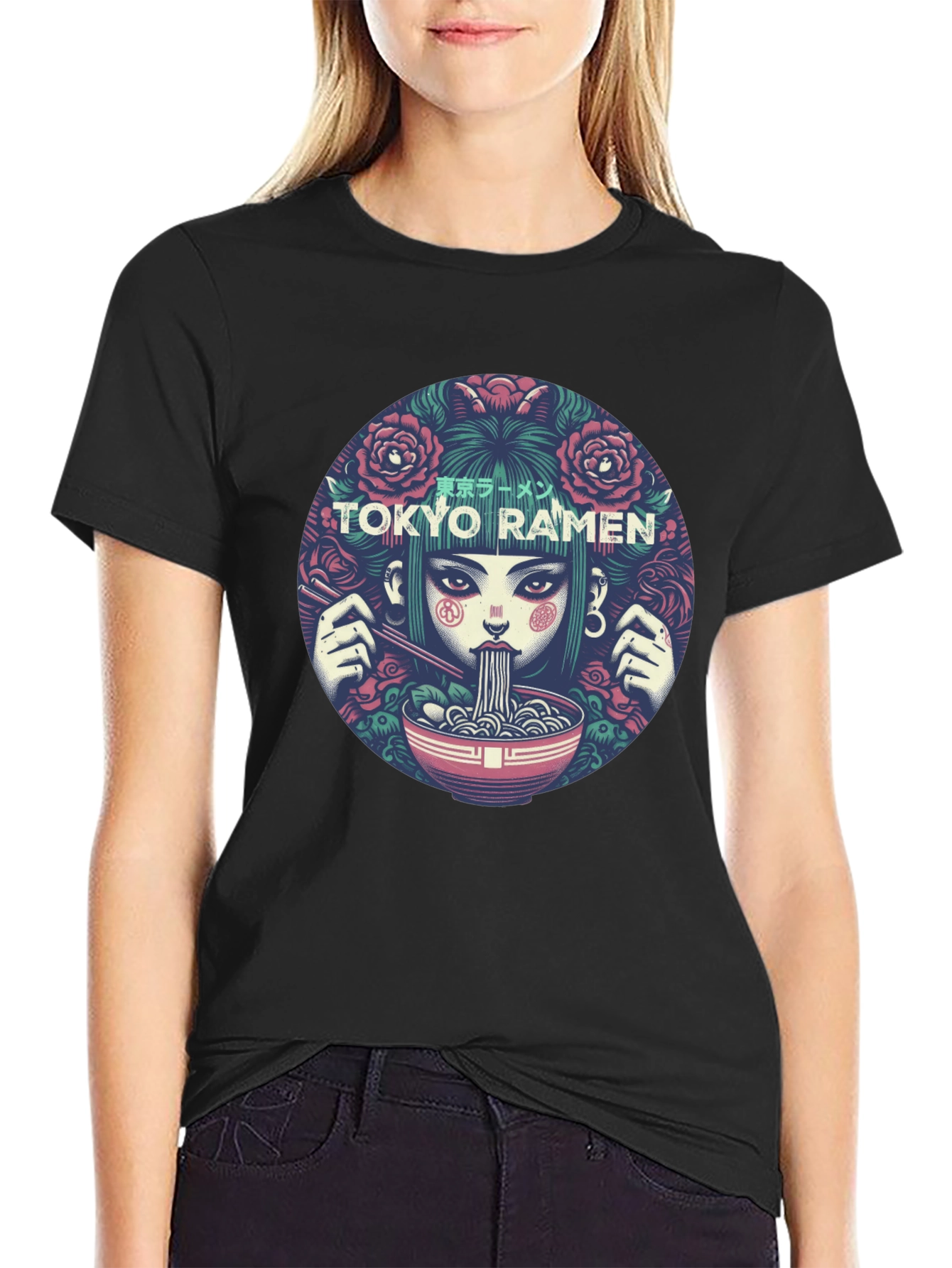 Tokyo Ramen T-Shirt - Anime Style