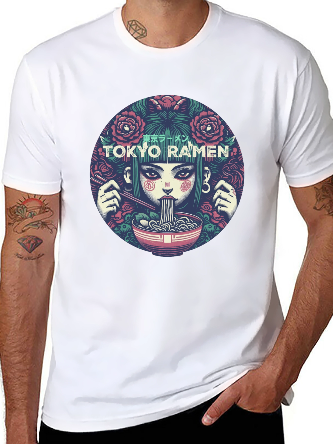 Tokyo Ramen T-Shirt - Anime Style