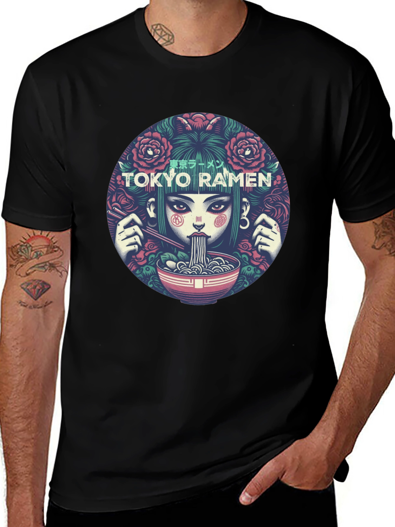 Tokyo Ramen T-Shirt - Anime Style
