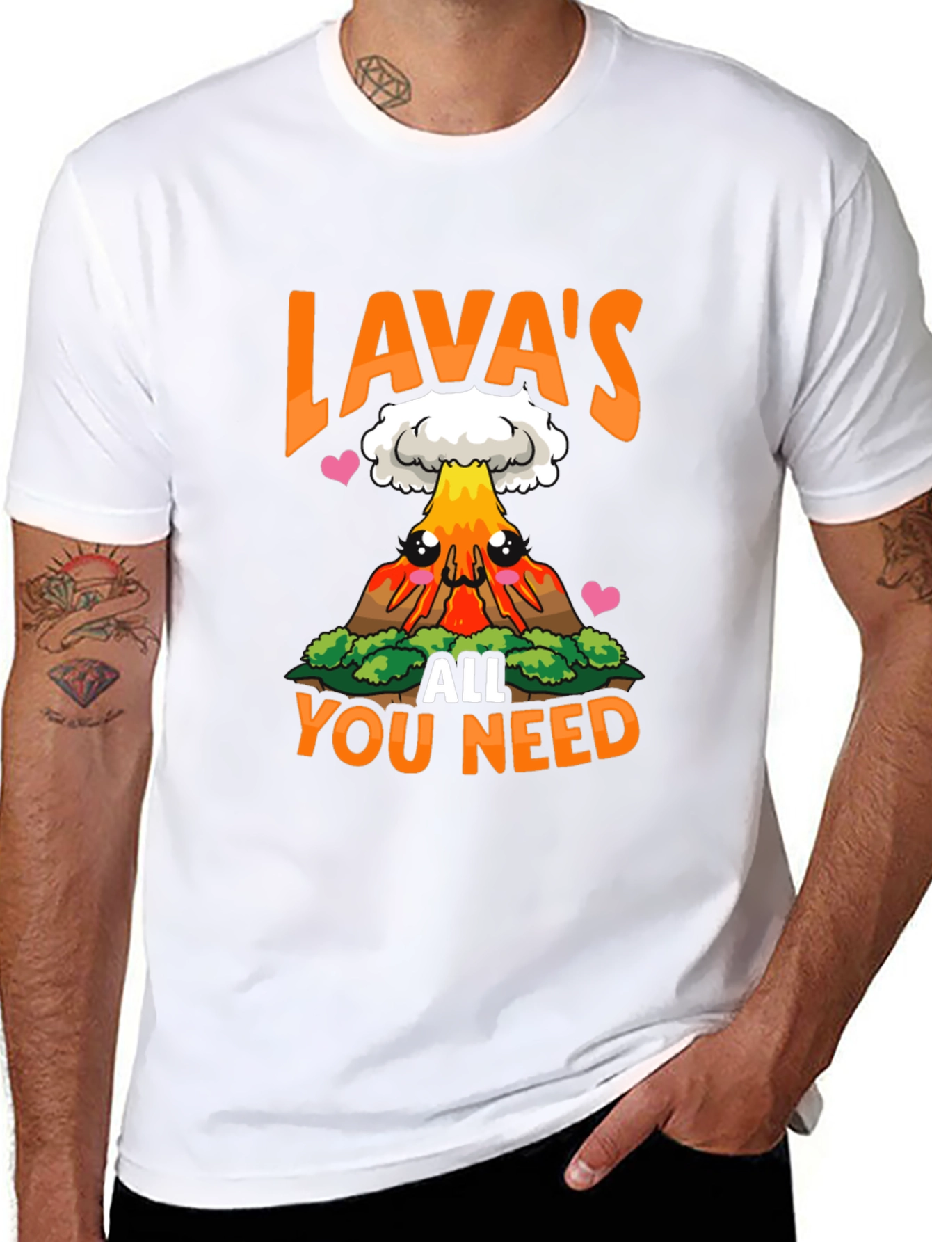 Lavas All You Need - Volcano Graphic Tee