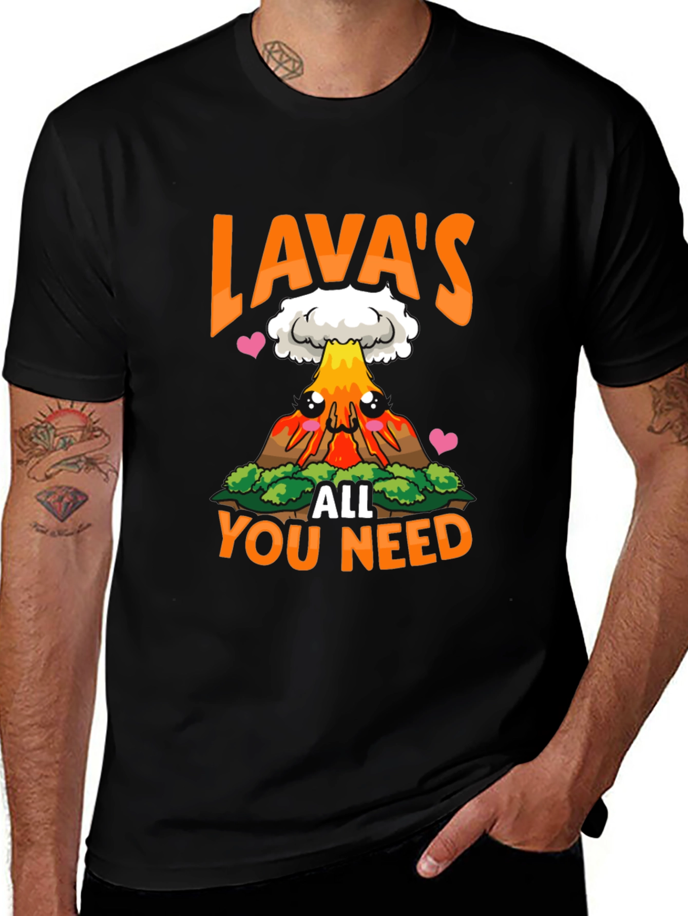 Lavas All You Need - Volcano Graphic Tee