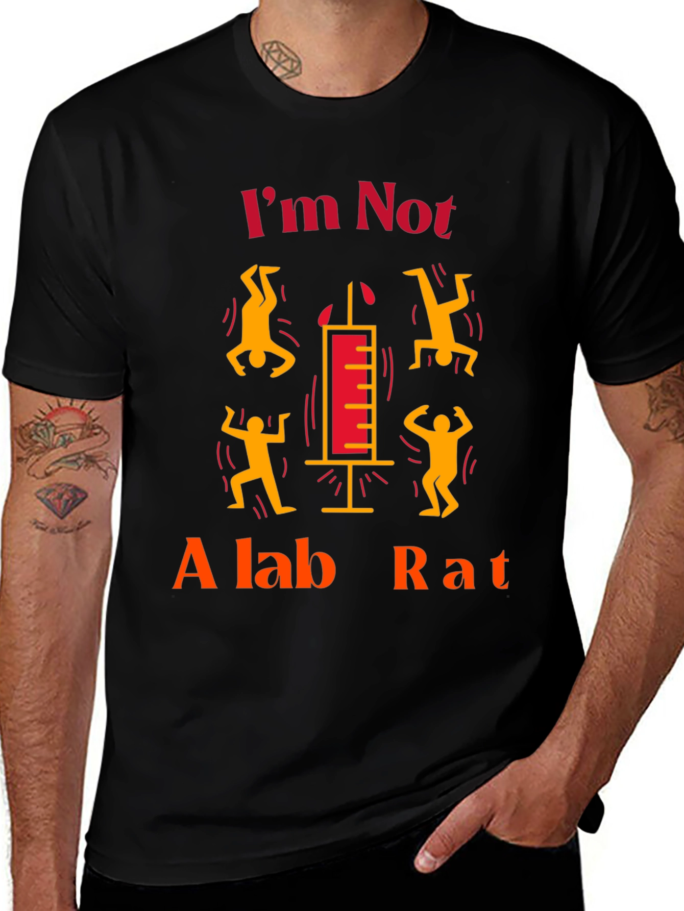 Im Not A Lab Rat Graphic Tee