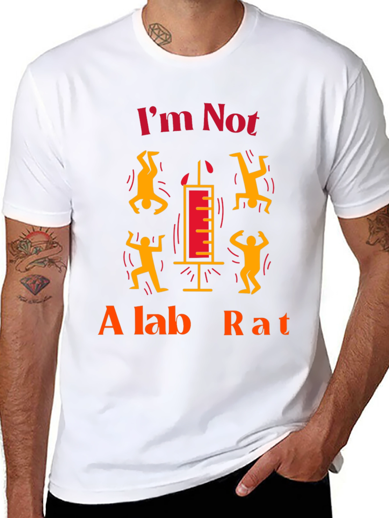 Im Not A Lab Rat Graphic Tee