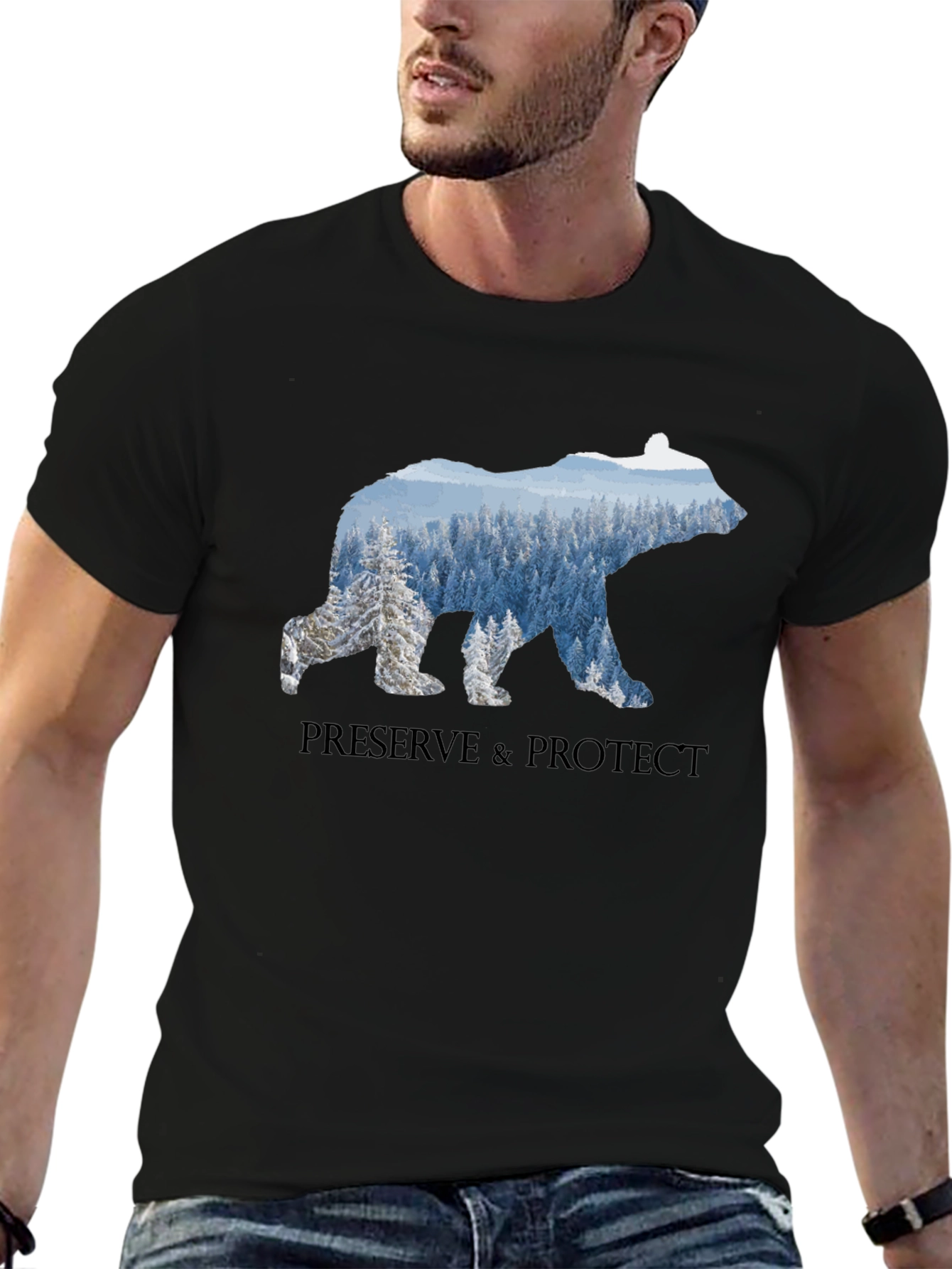 Preserve & Protect Bear Graphic Tee