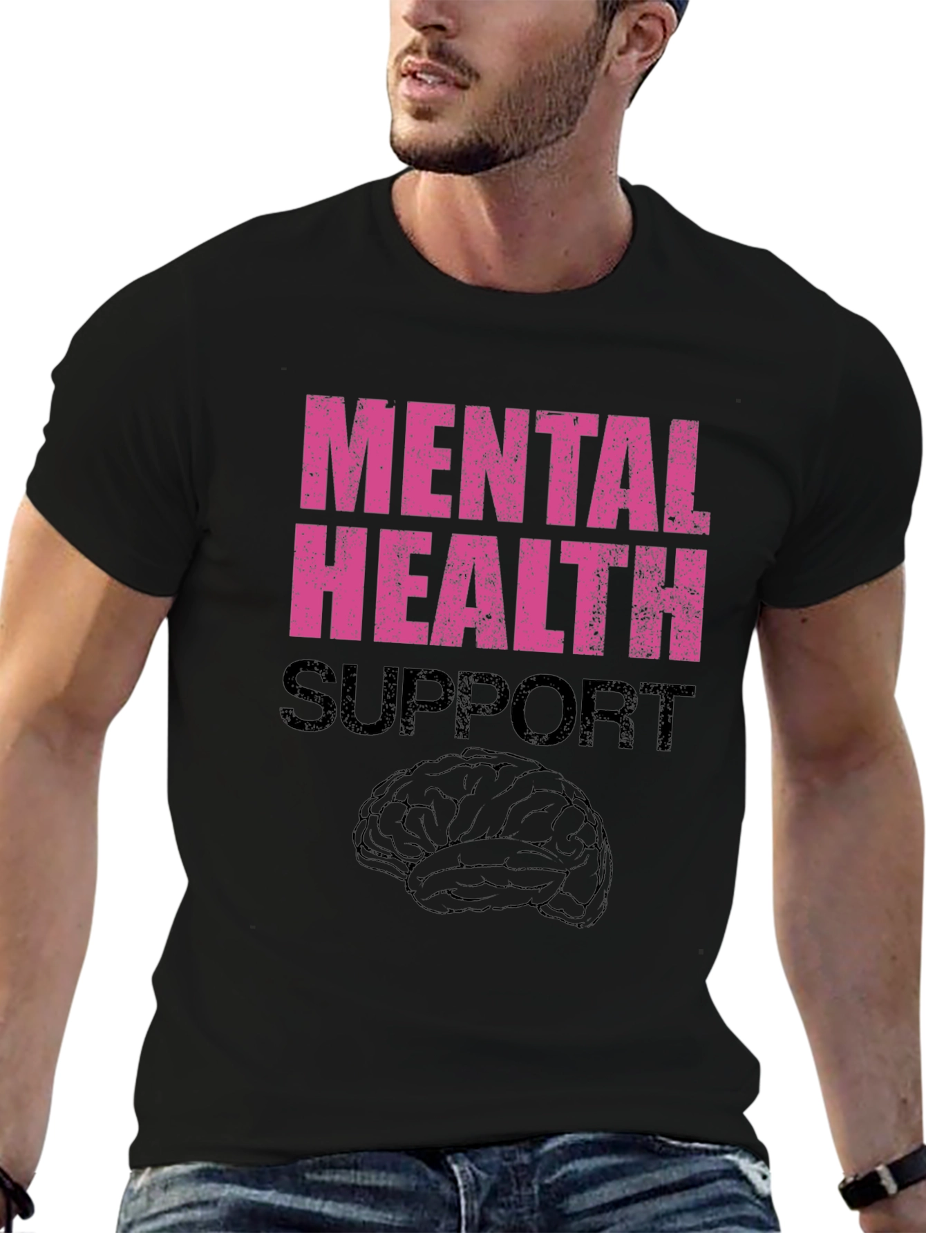 Mental Health Support Graphic T-Shirt