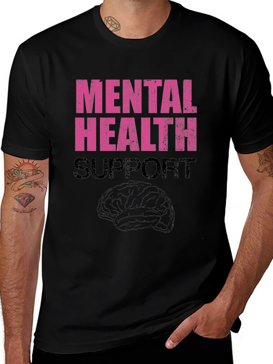 Mental Health Support Graphic T-Shirt