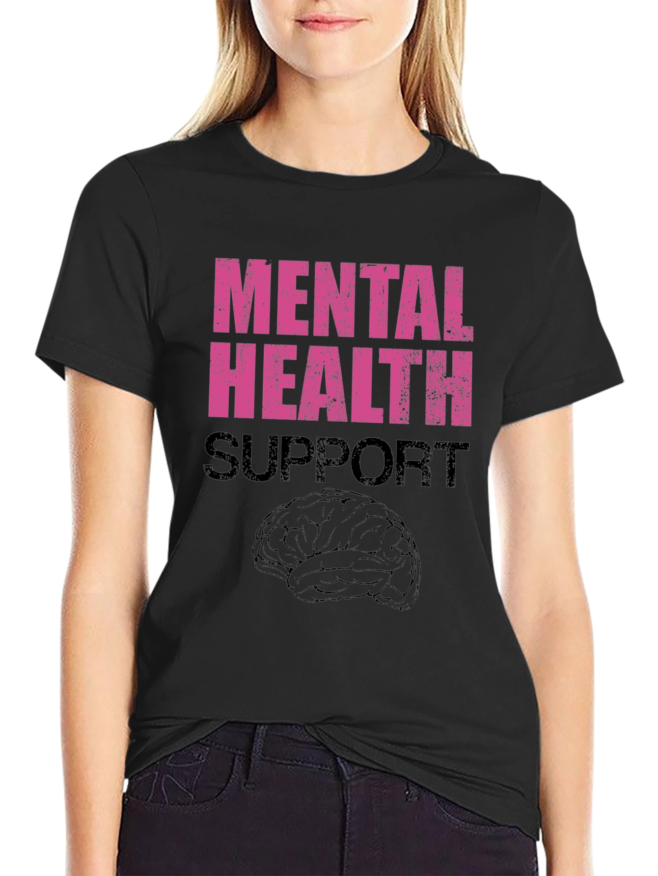 Mental Health Support Graphic T-Shirt
