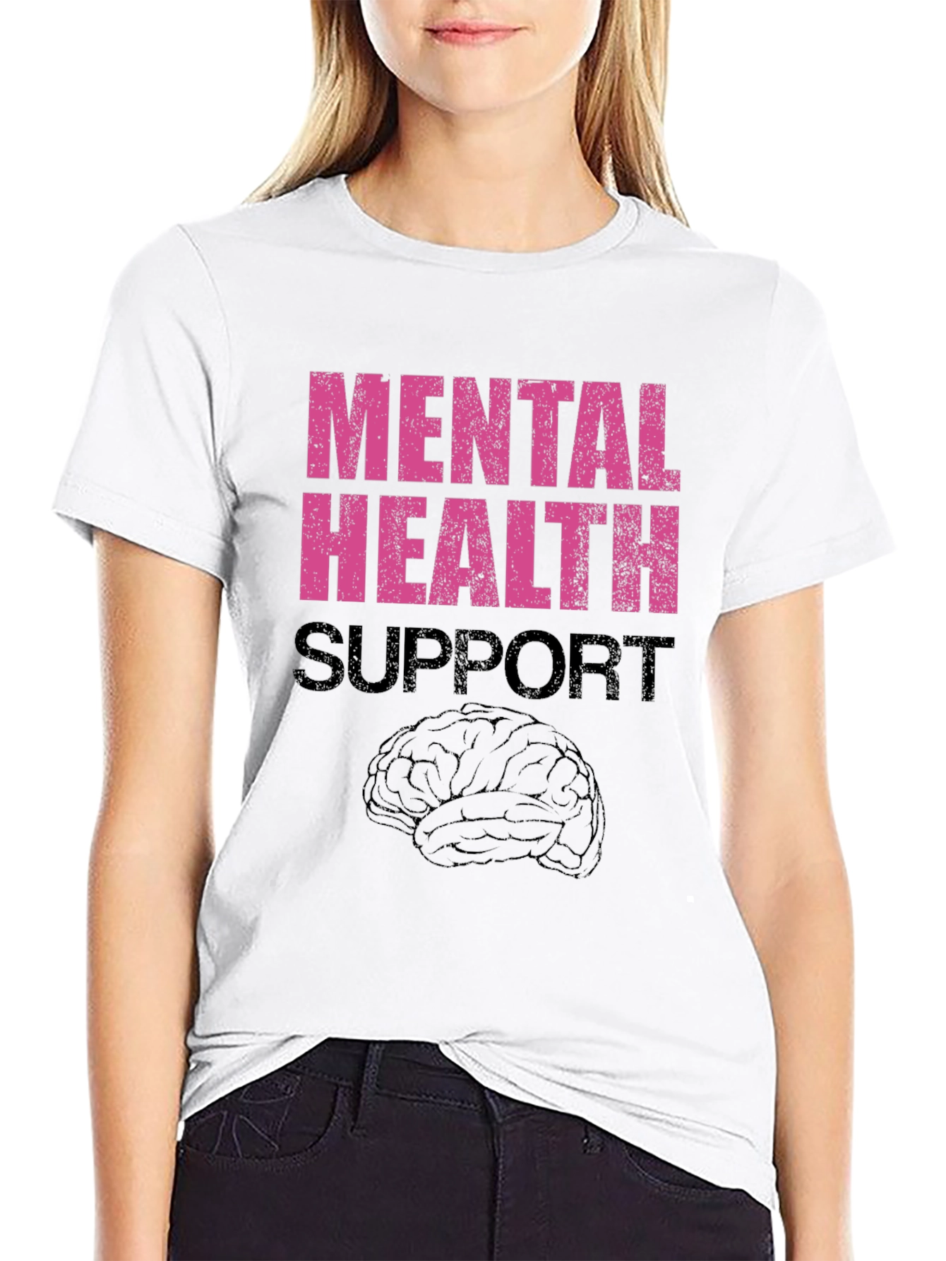 Mental Health Support Graphic T-Shirt