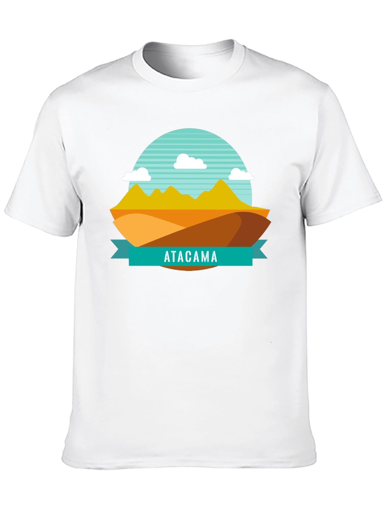 Atacama Desert Graphic Tee - Black Cotton T-Shirt
