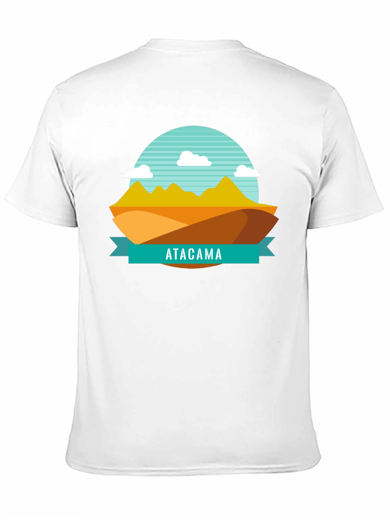 Atacama Desert Graphic Tee - Black Cotton T-Shirt