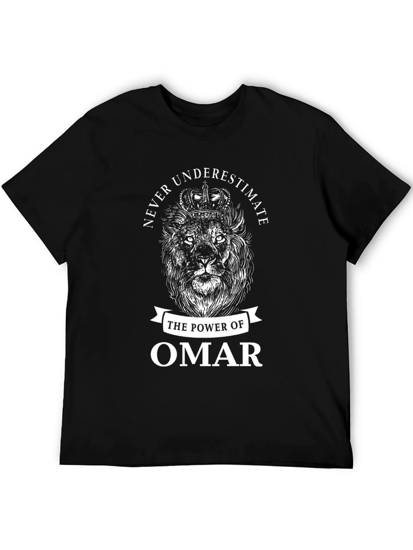 Never Underestimate Omar Lion Graphic Tee