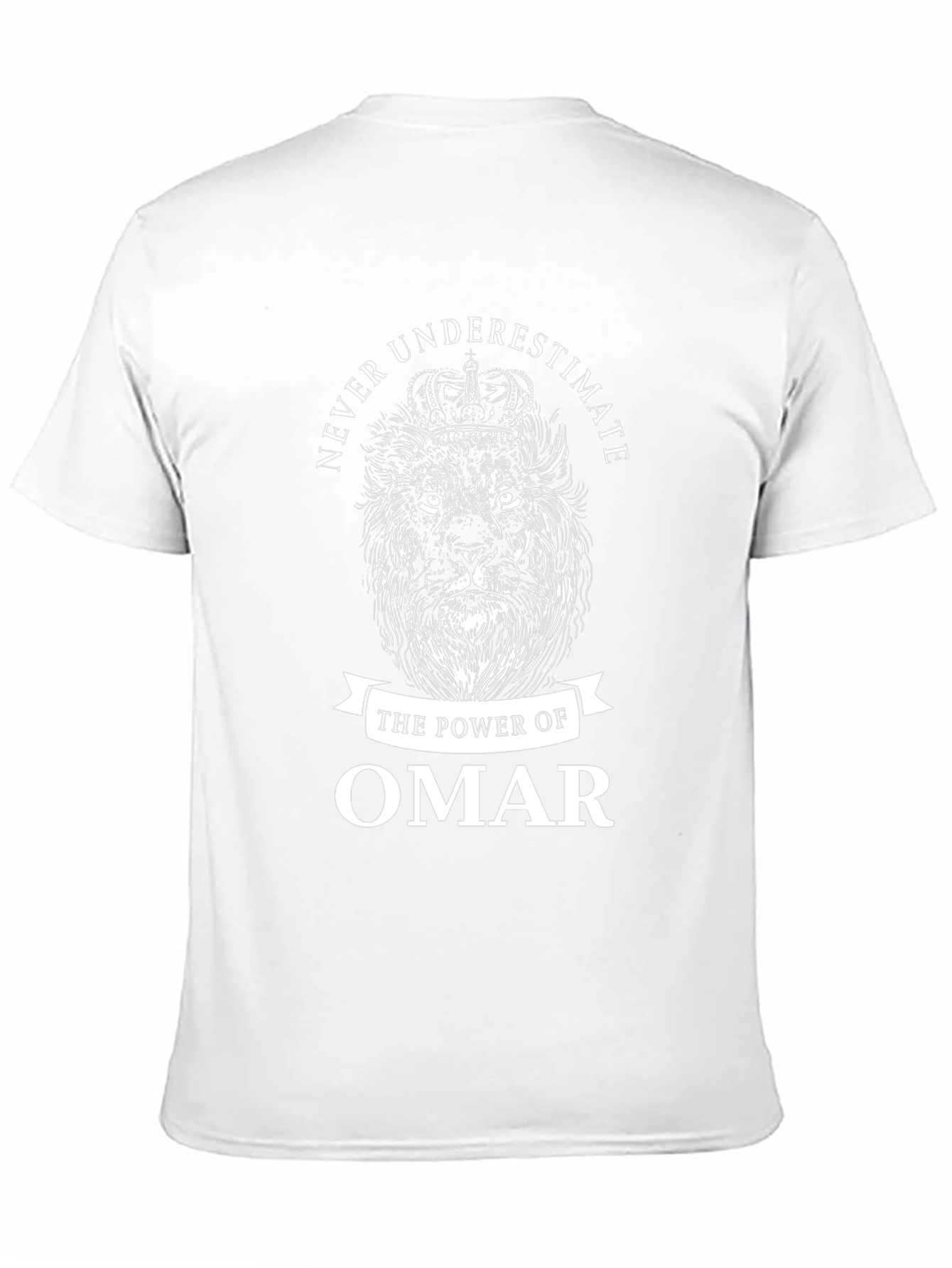 Never Underestimate Omar Lion Graphic Tee