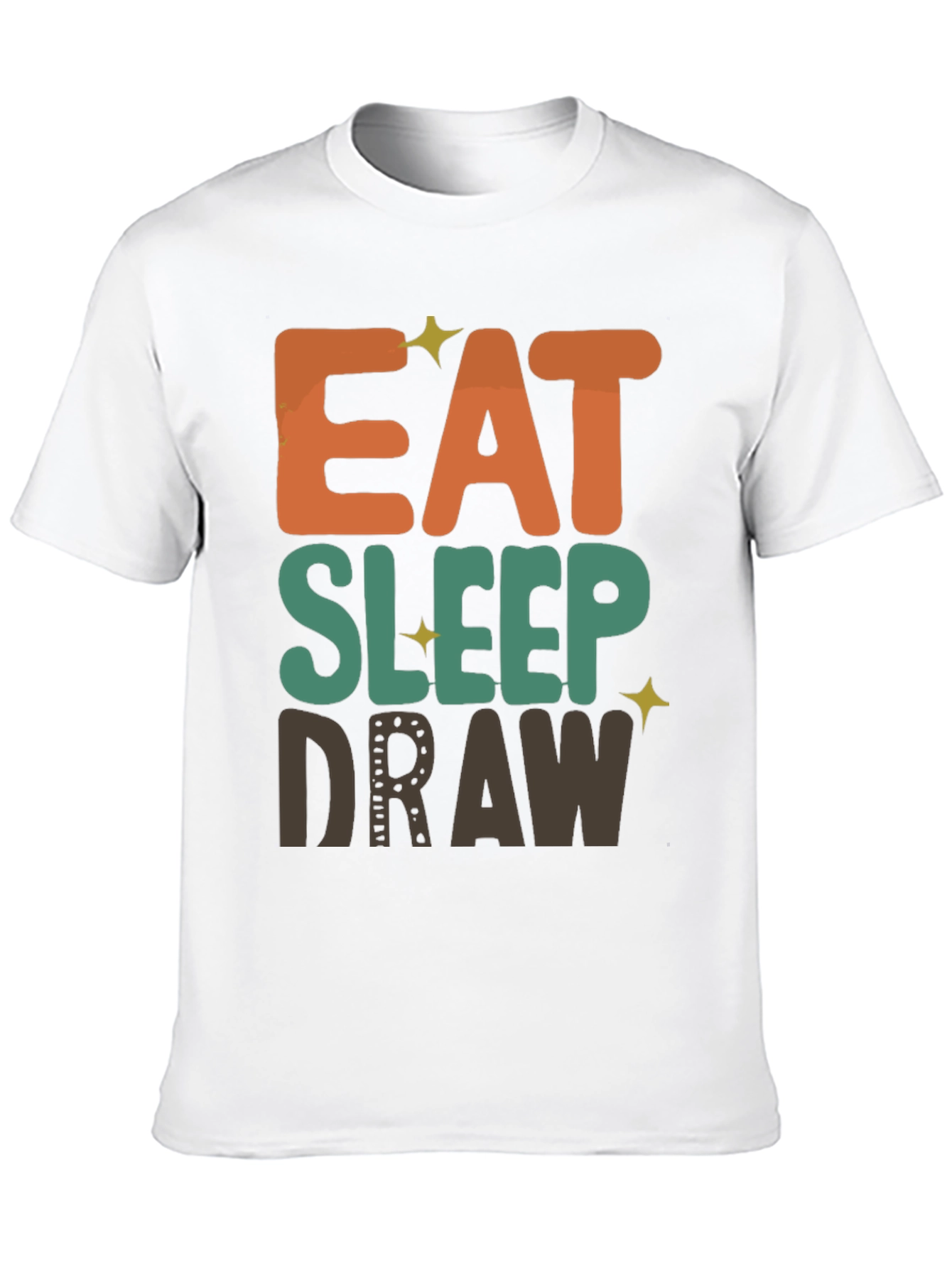 Eat Sleep Draw Graphic T-Shirt