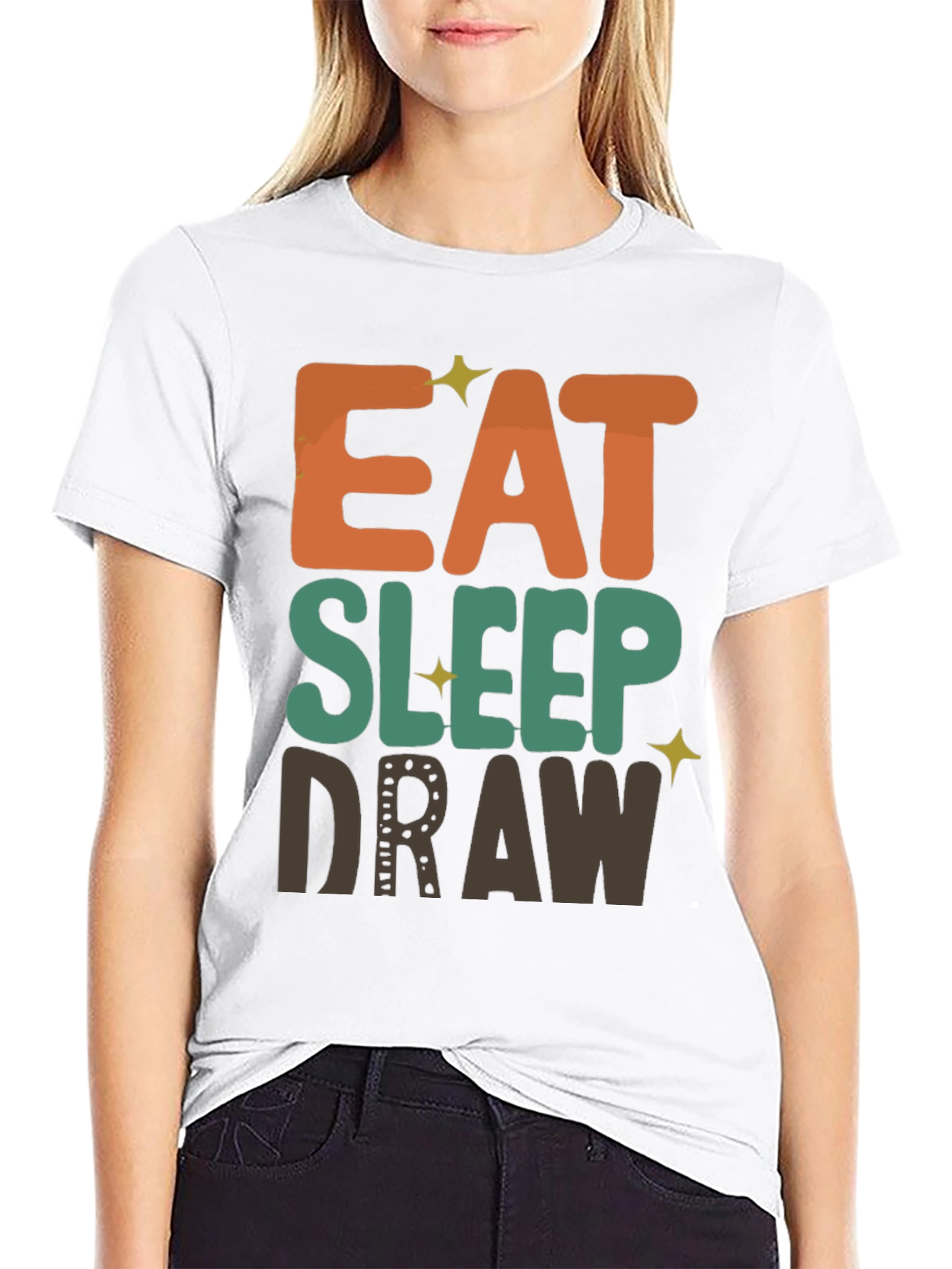 Eat Sleep Draw Graphic T-Shirt