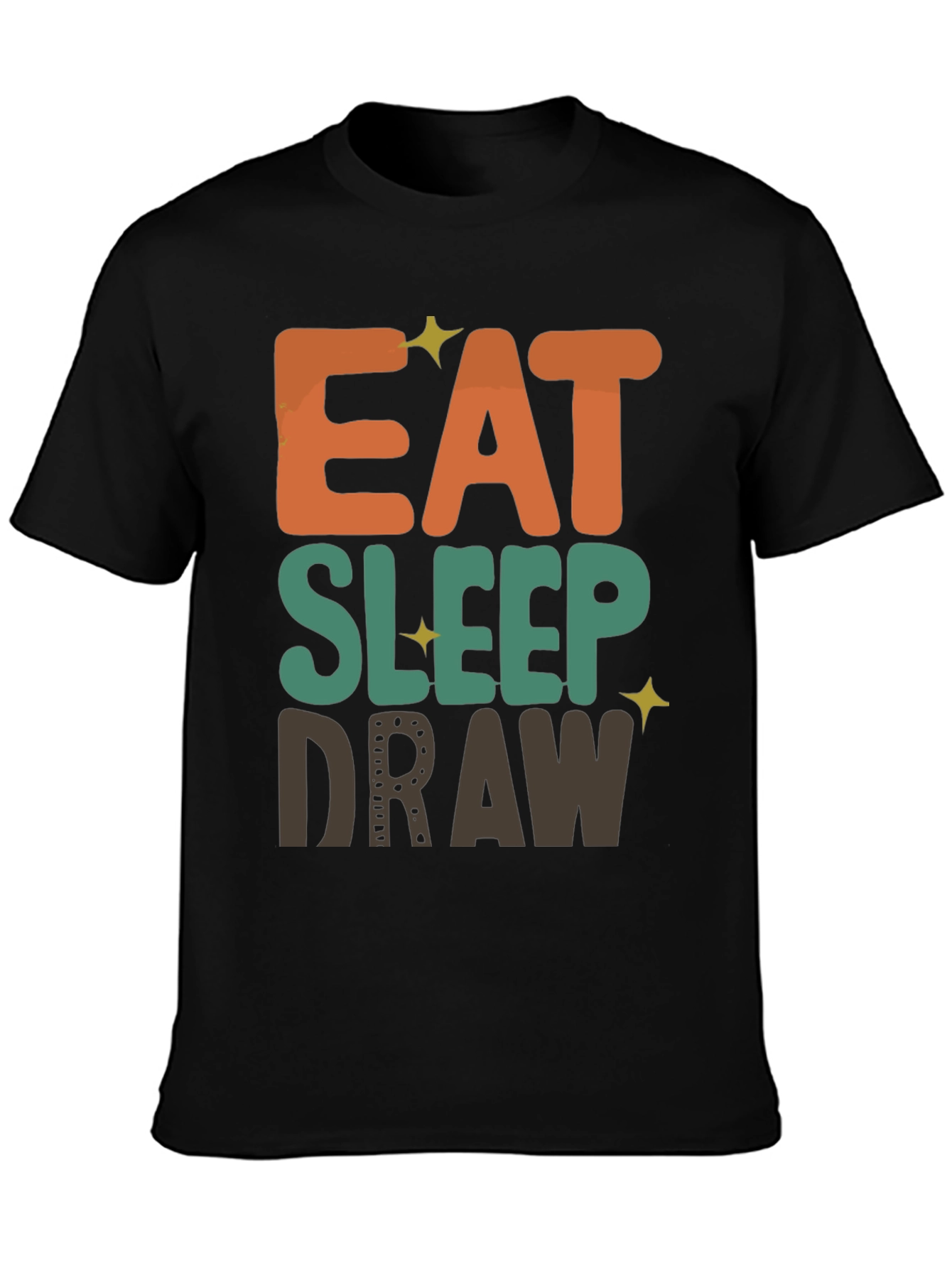 Eat Sleep Draw Graphic T-Shirt