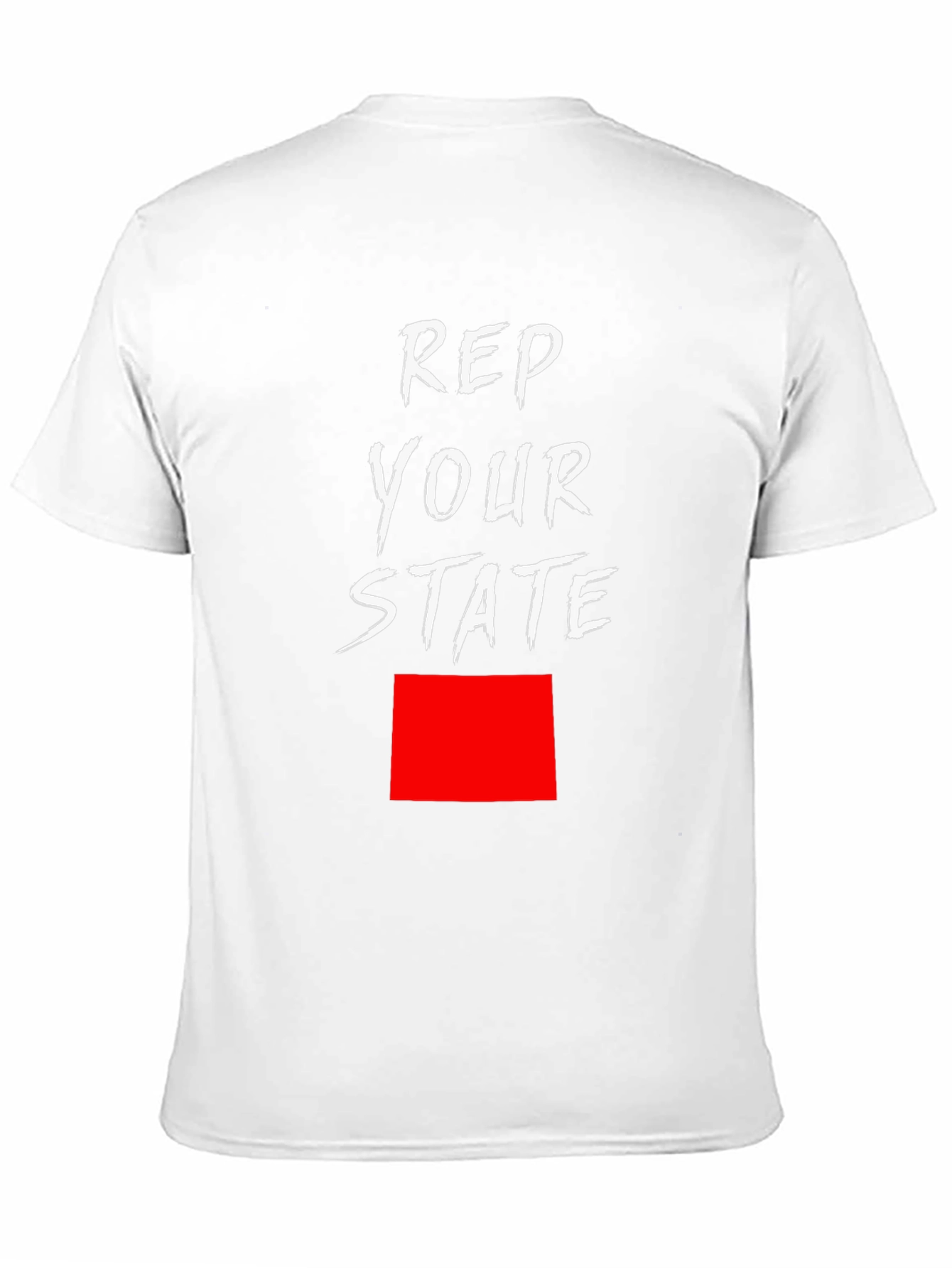 Rep Your State Graphic Tee - Black Cotton T-Shirt