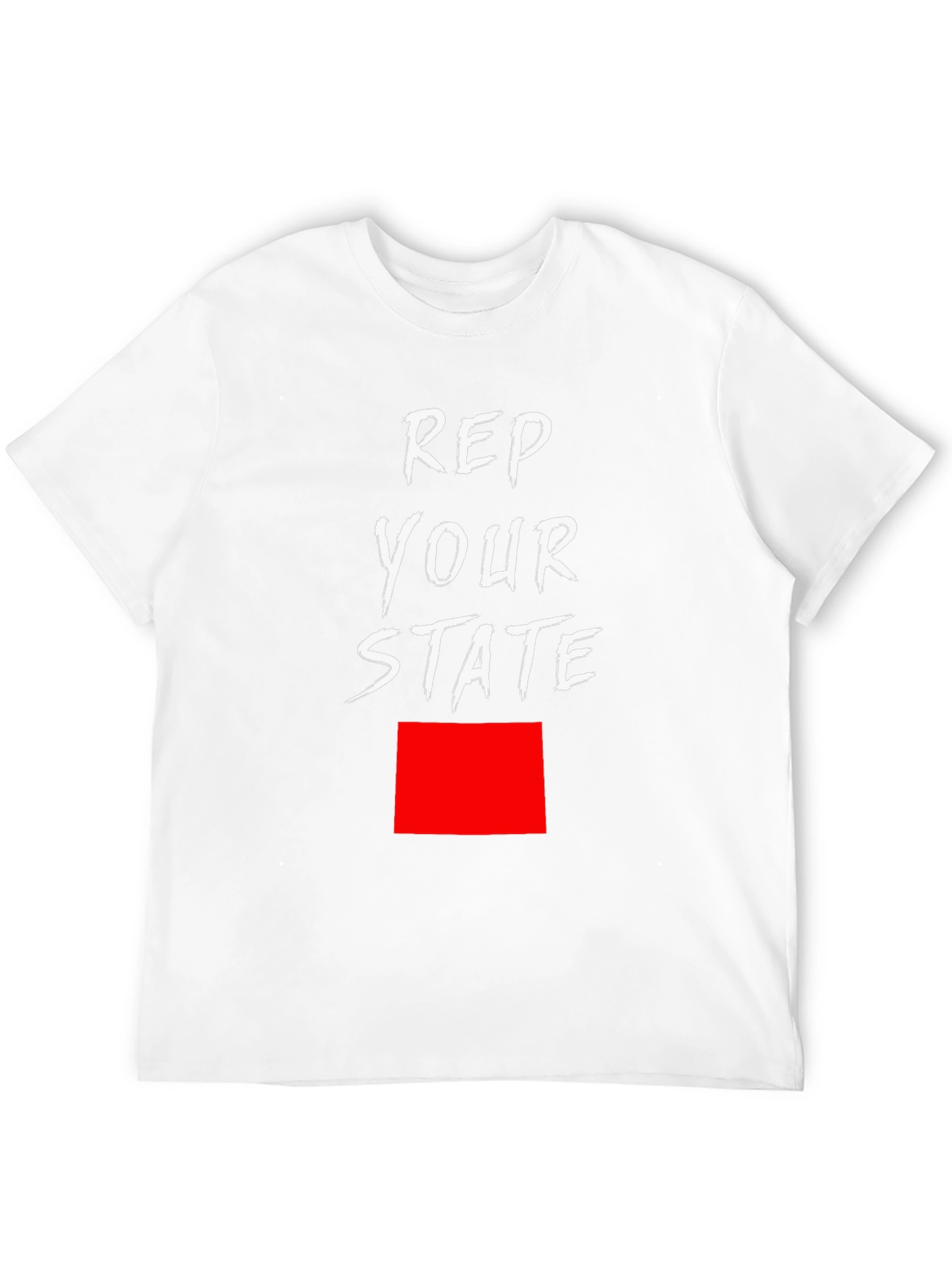 Rep Your State Graphic Tee - Black Cotton T-Shirt
