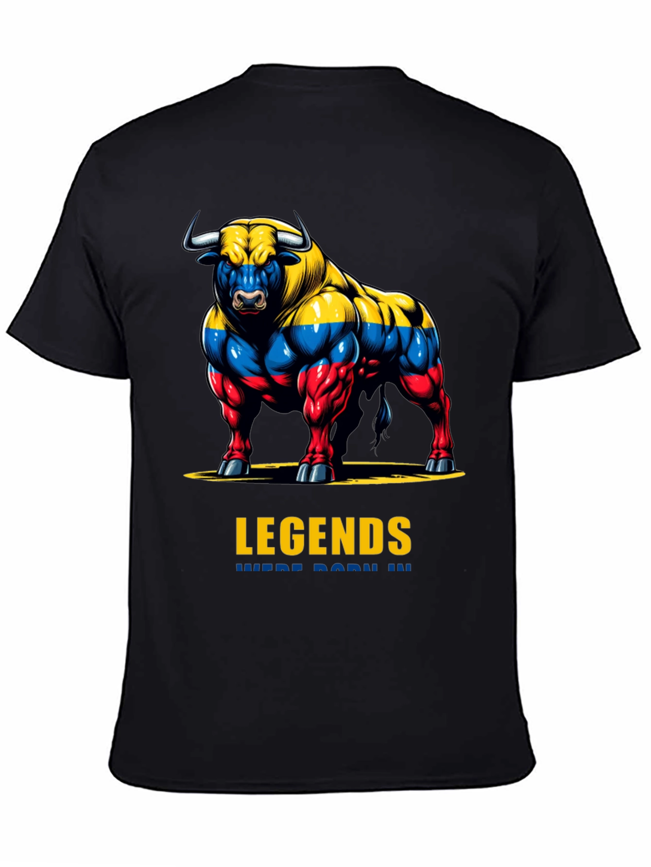 Legends Bull Graphic T-Shirt - Premium Cotton